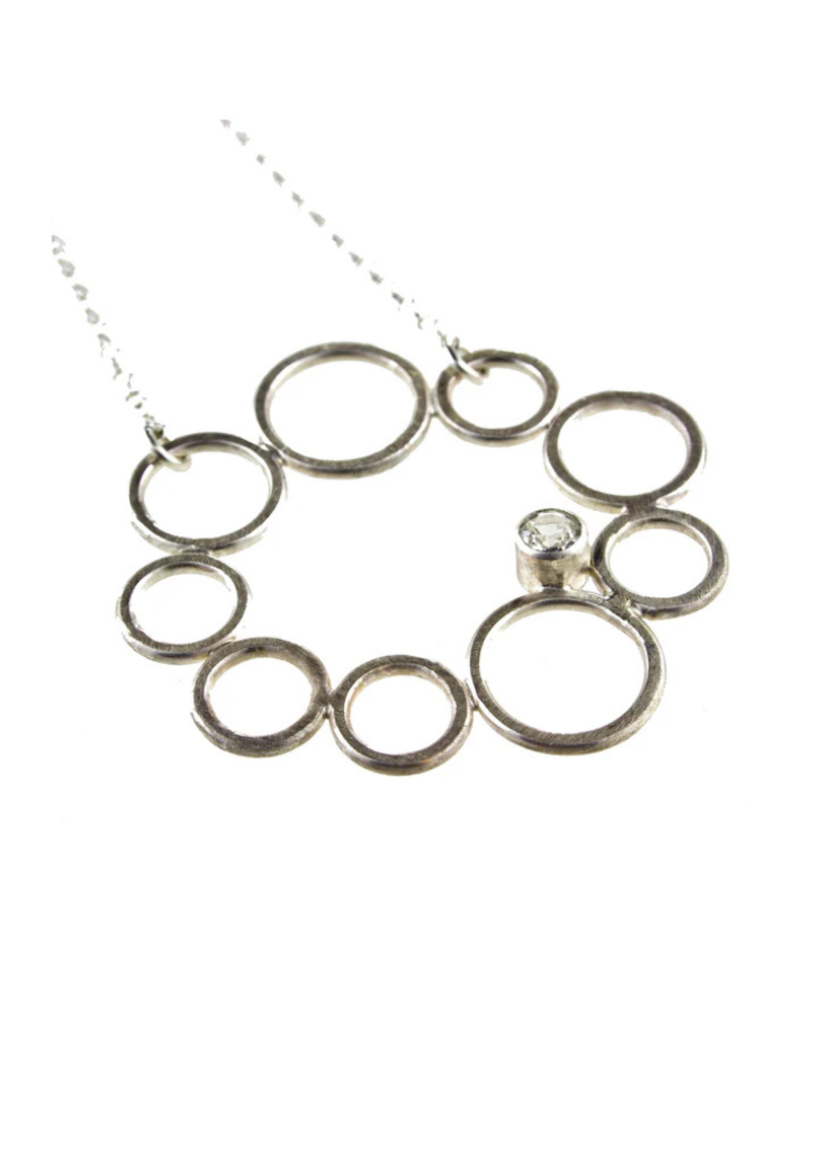 Eko Jewelry Design Eko Jewelry Design Vespera Necklace - Sterling Silver +   White TopazWhite Topaz