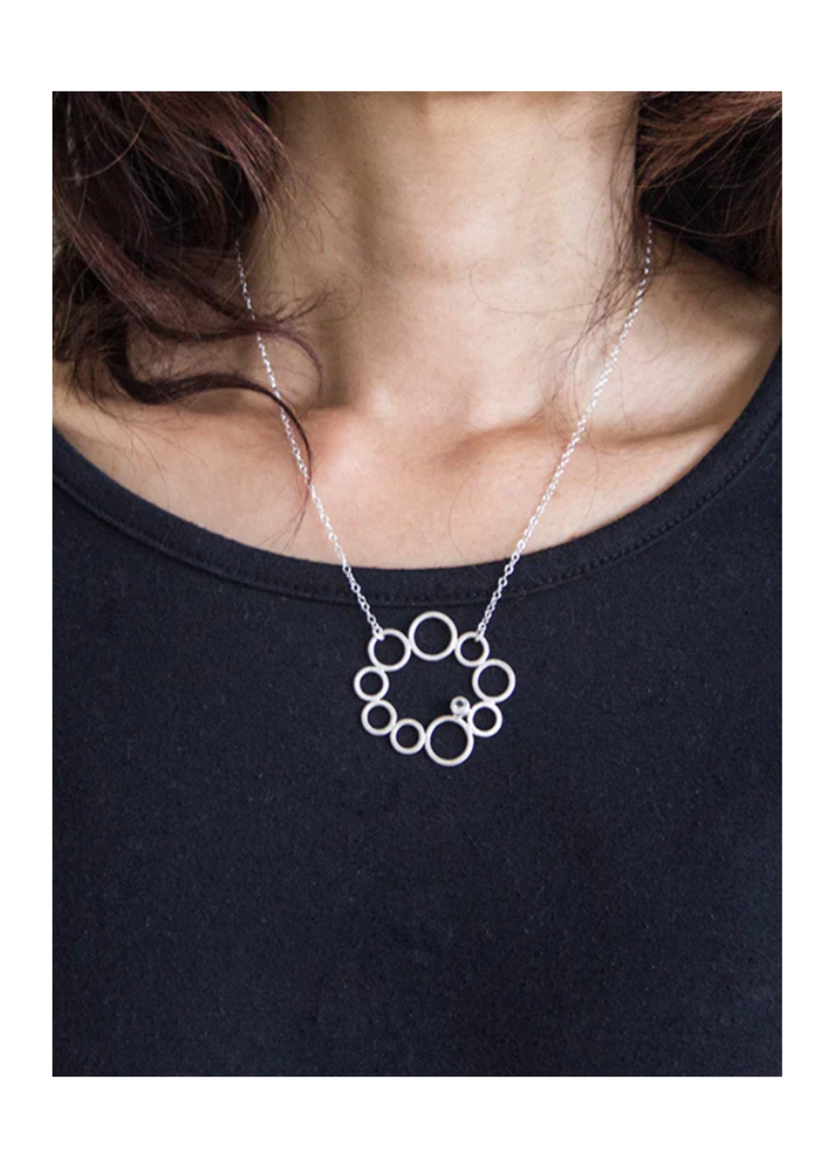 Eko Jewelry Design Eko Jewelry Design Vespera Necklace - Sterling Silver +   White TopazWhite Topaz