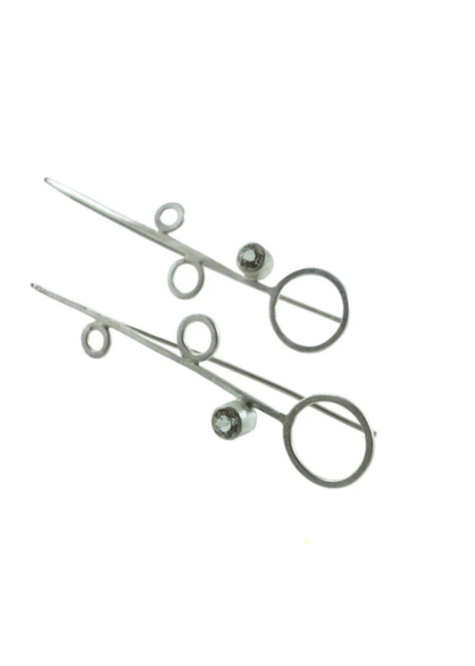 Eko Jewelry Design Eko Jewelry Design Capriana Earrings - Sterling Silver + White Topaz