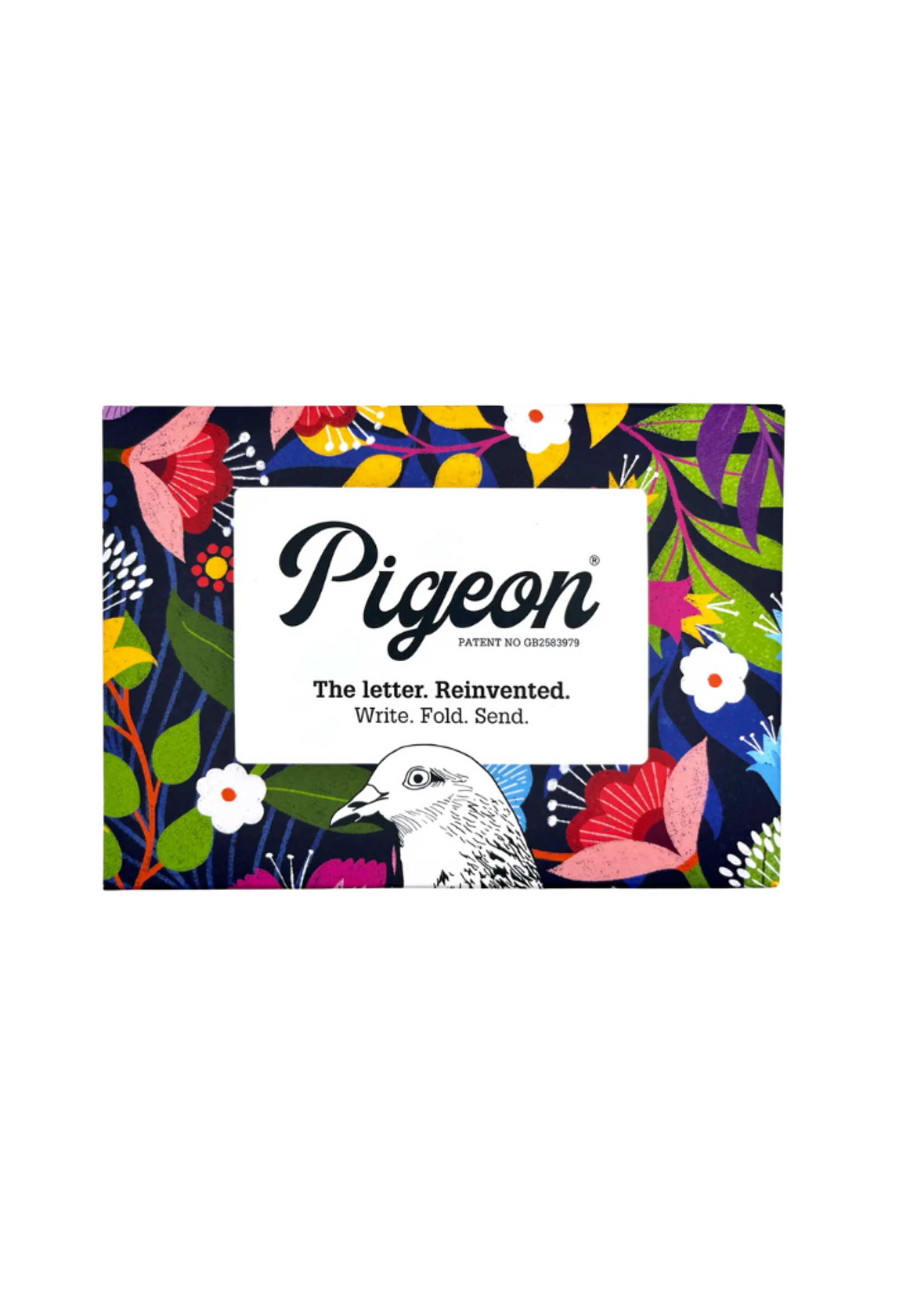 Pigeon Pigeonposted - Floral Fantasia Pigeons Letter & Envelope in One