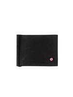 Larmorie Officiel Hector Money Clip Wallet l Black Nubuck Leather