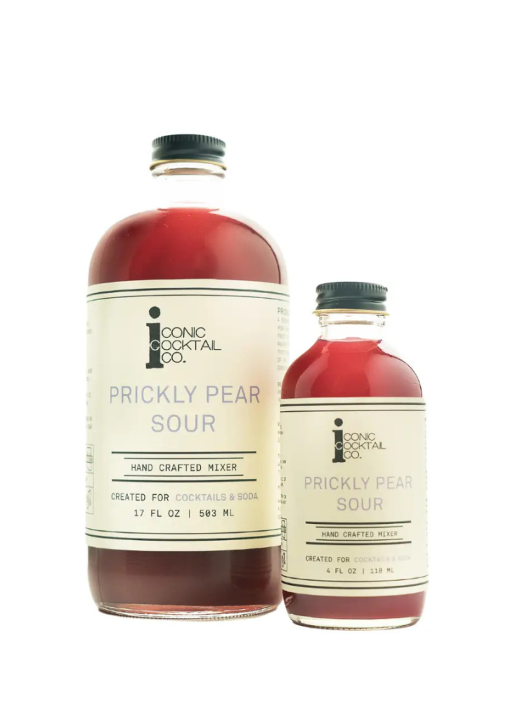 Iconic Cocktail Co. Prickly Pear Sour Hand Crafted Mixer 17 oz.