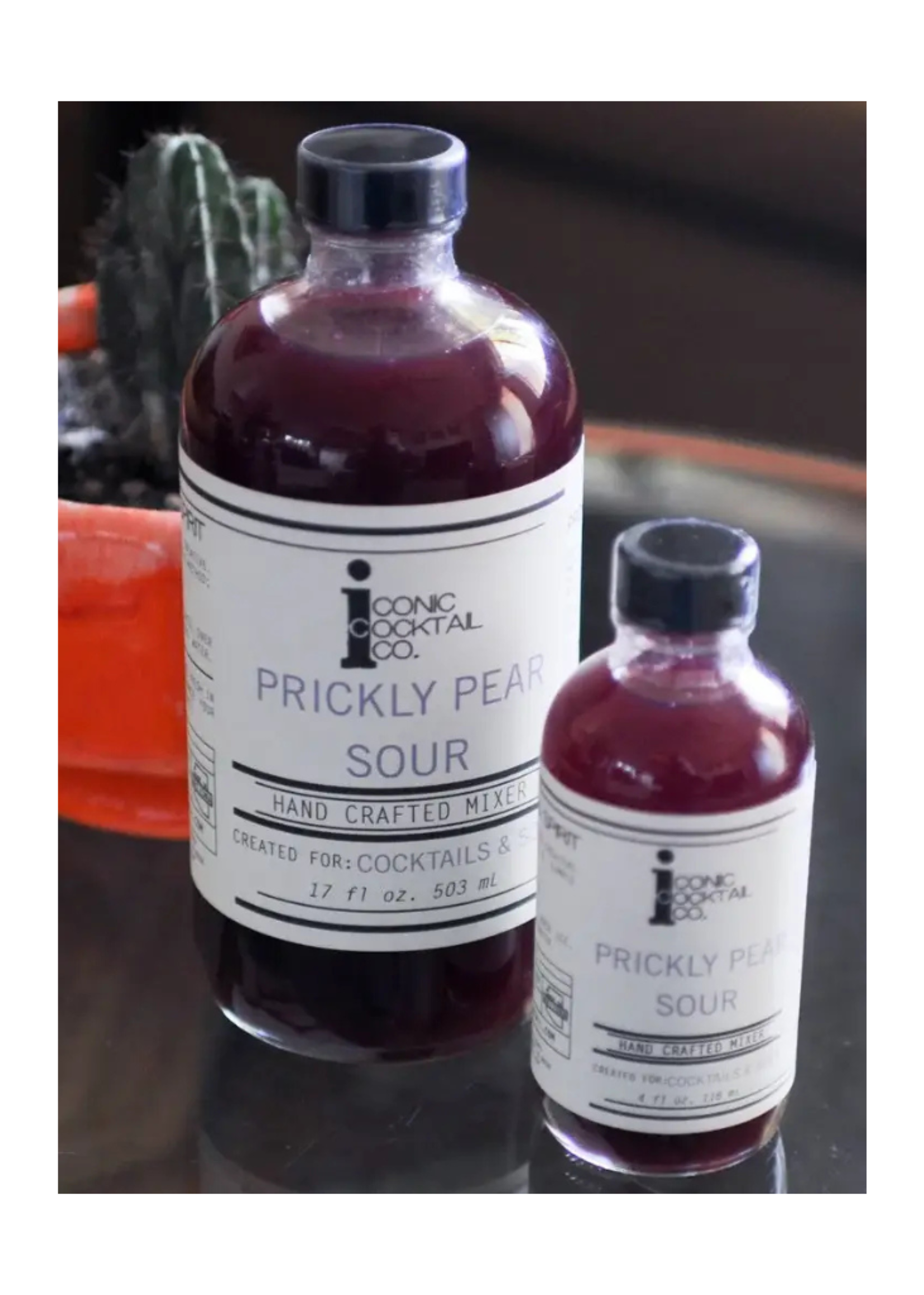 Iconic Cocktail Co. Prickly Pear Sour Hand Crafted Mixer 17 oz.