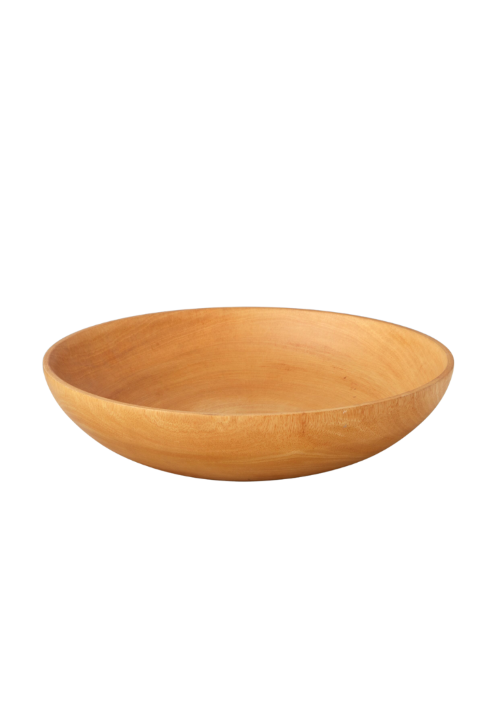 Be Home Be Home Kiln Mango Wood Shallow Bowl