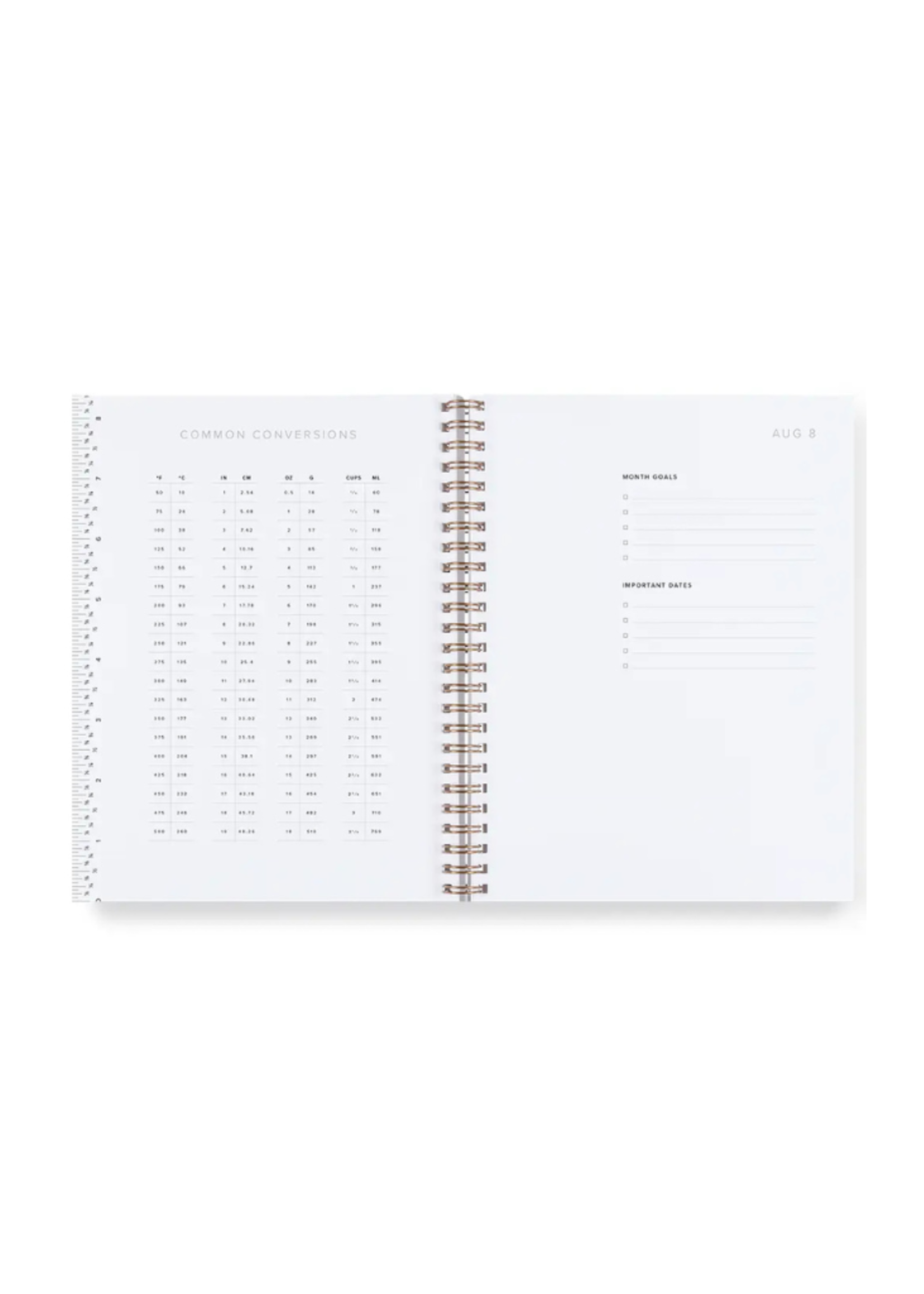 Appointed Appointed  25-26 Weekly Grid Planner Chambray Blue