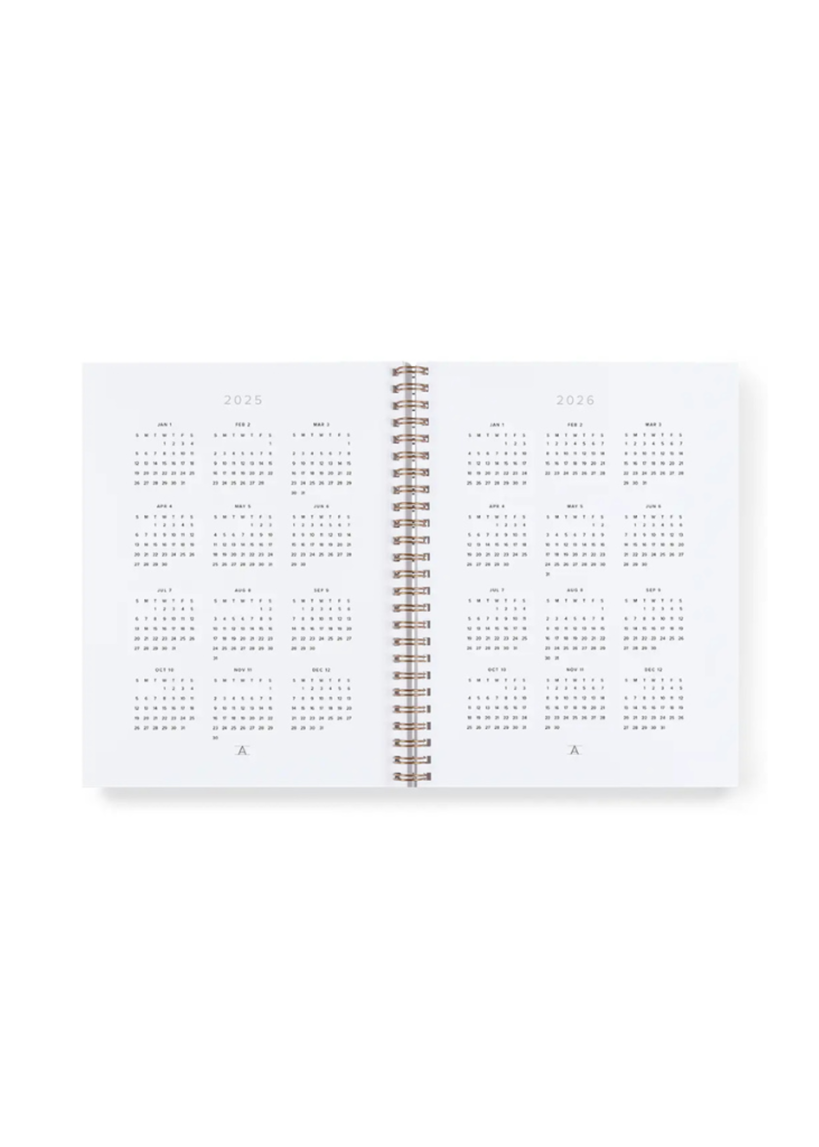 Appointed Appointed  25-26 Weekly Grid Planner Chambray Blue