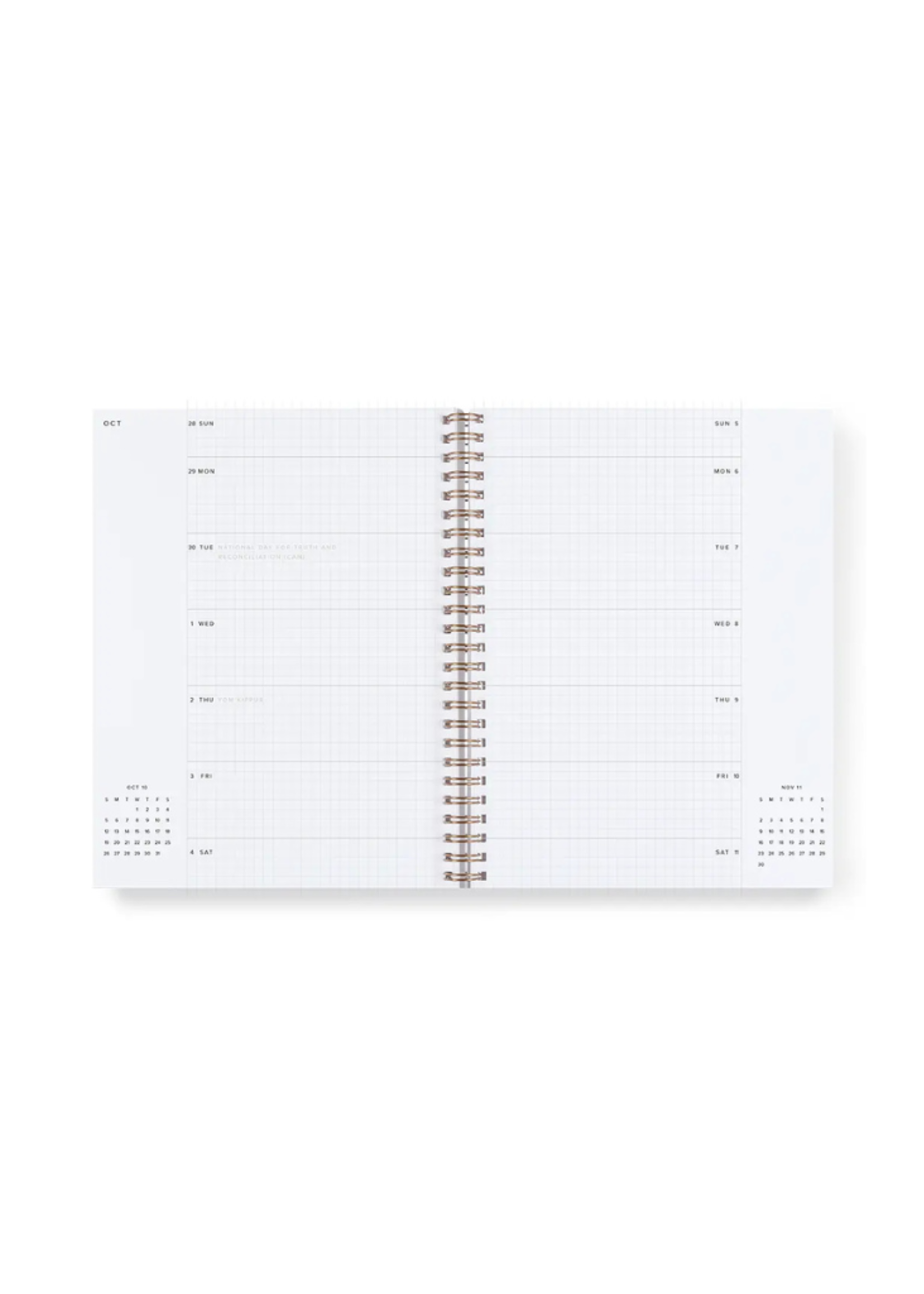 Appointed Appointed  25-26 Weekly Grid Planner Chambray Blue