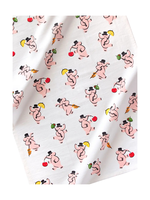 Seltzer Goods Pink Elephants Tea Towel