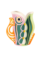 54 Celsius Octaevo Mini Paper Vase Fish, Flower Vase & Card Set 6.5" x 6.5"