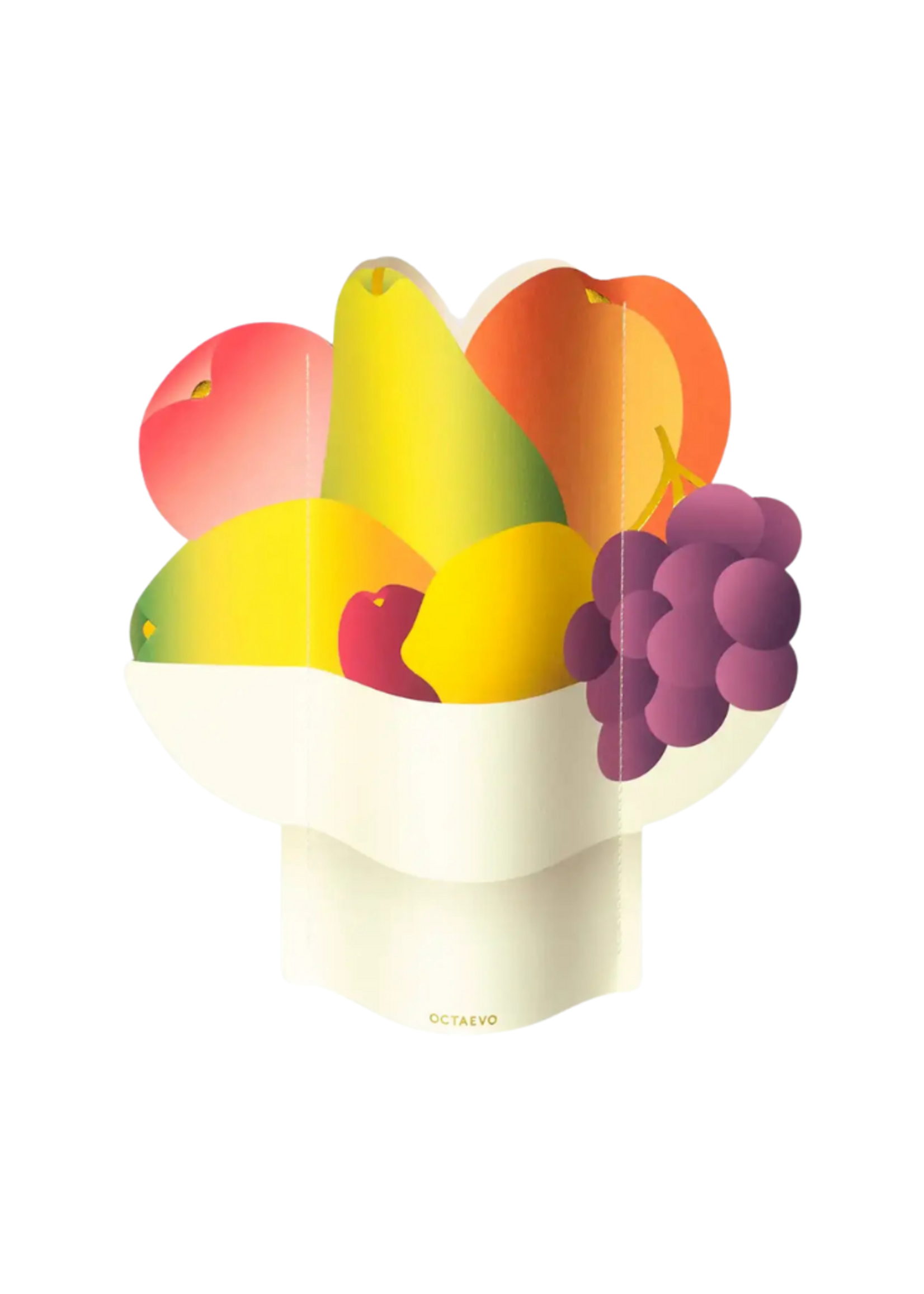54 Celsius 54 Celsius - Octaevo Paper Vase Fruit Bowl, Flower Vase from Waterproof Paper 11.5" x 11.5"