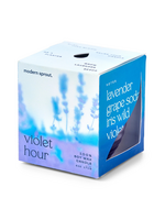 Modern Sprout Garden Vibes Candle/Planter 2-in-1 Violet Hour l Lavender