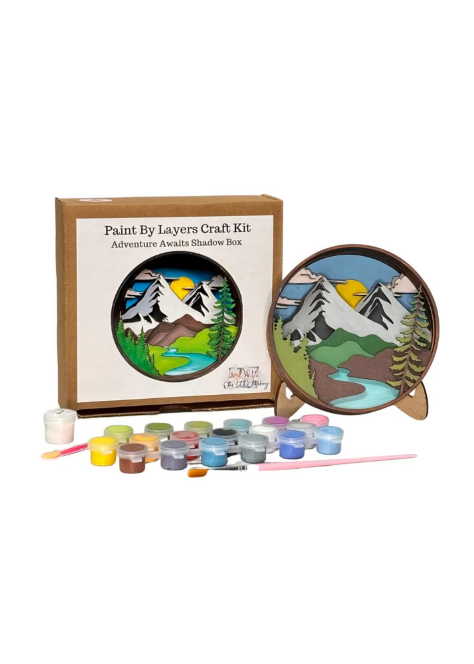 Our Little Makery Our Little Makery -  Adventure Awaits Shadow Box Kit