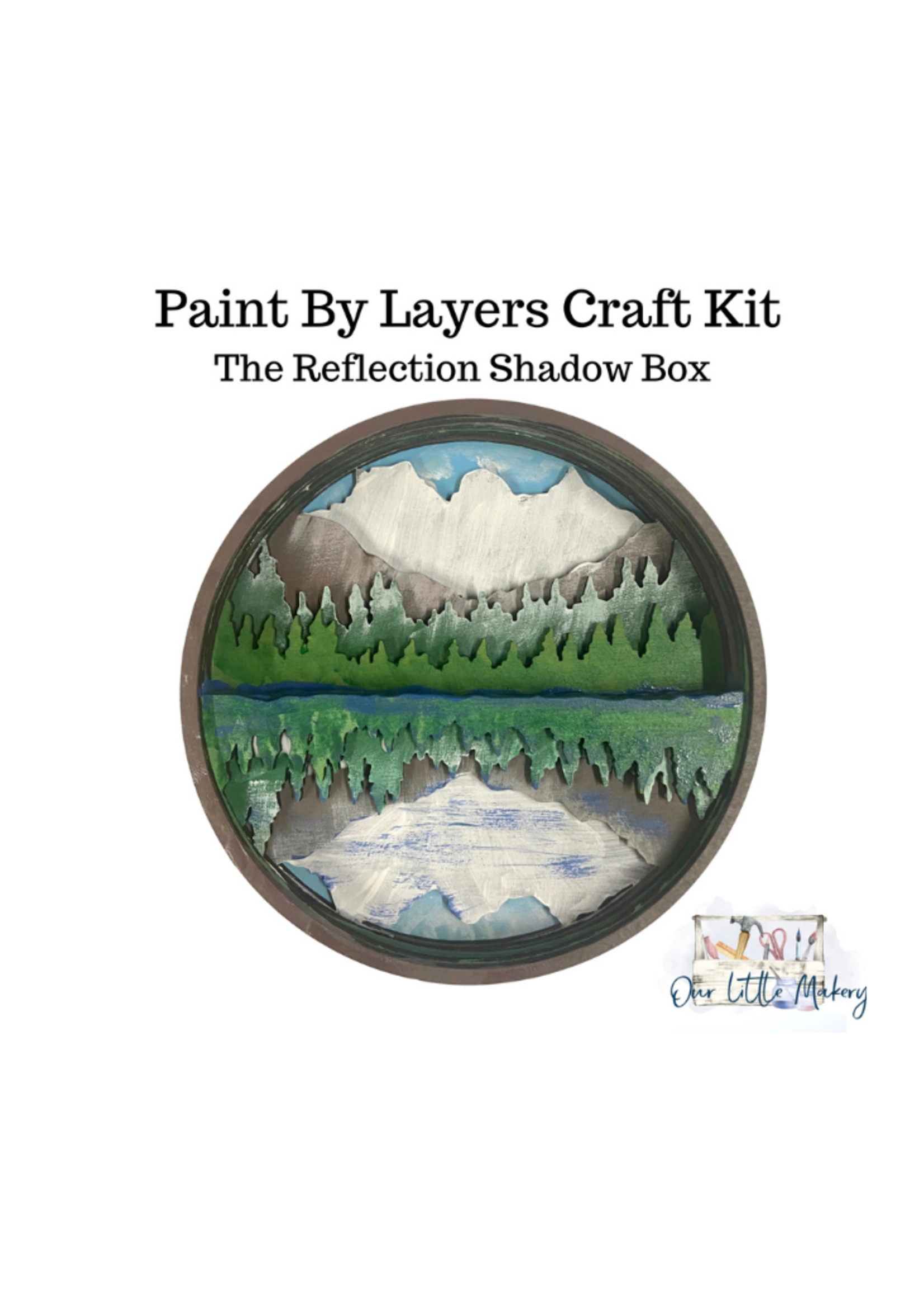 Our Little Makery Our Little Makery -  The Reflection Shadow Box Kit