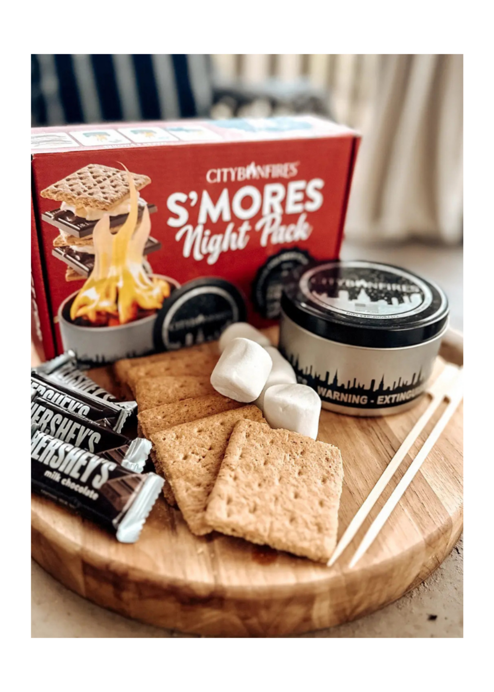 City Bonfires City Bonfires - S'mores Night Pack w/Fire Pit