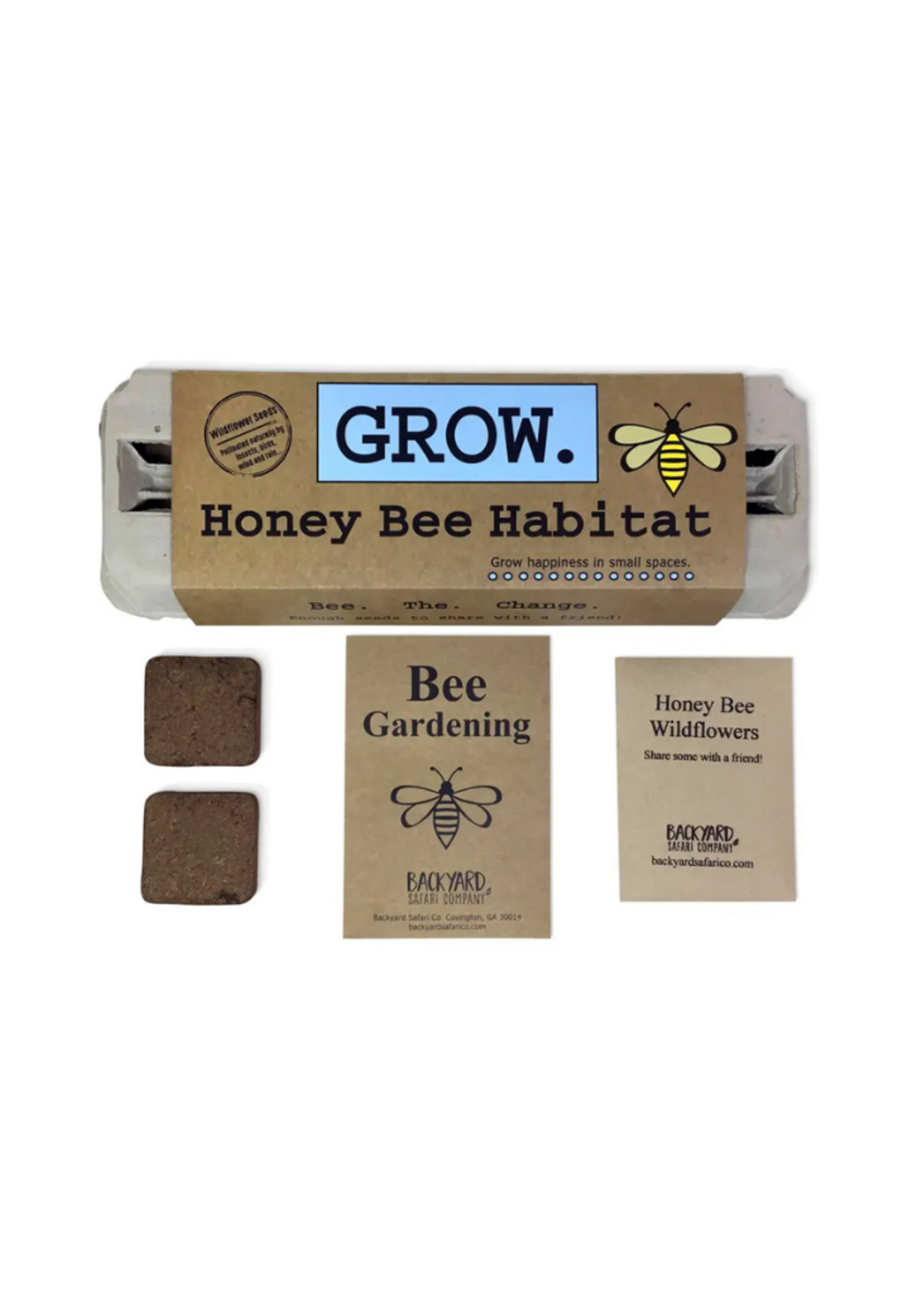 Backyard Safari Company Backyard Safari Company -  Honey Bee Habitat Grow Kit
