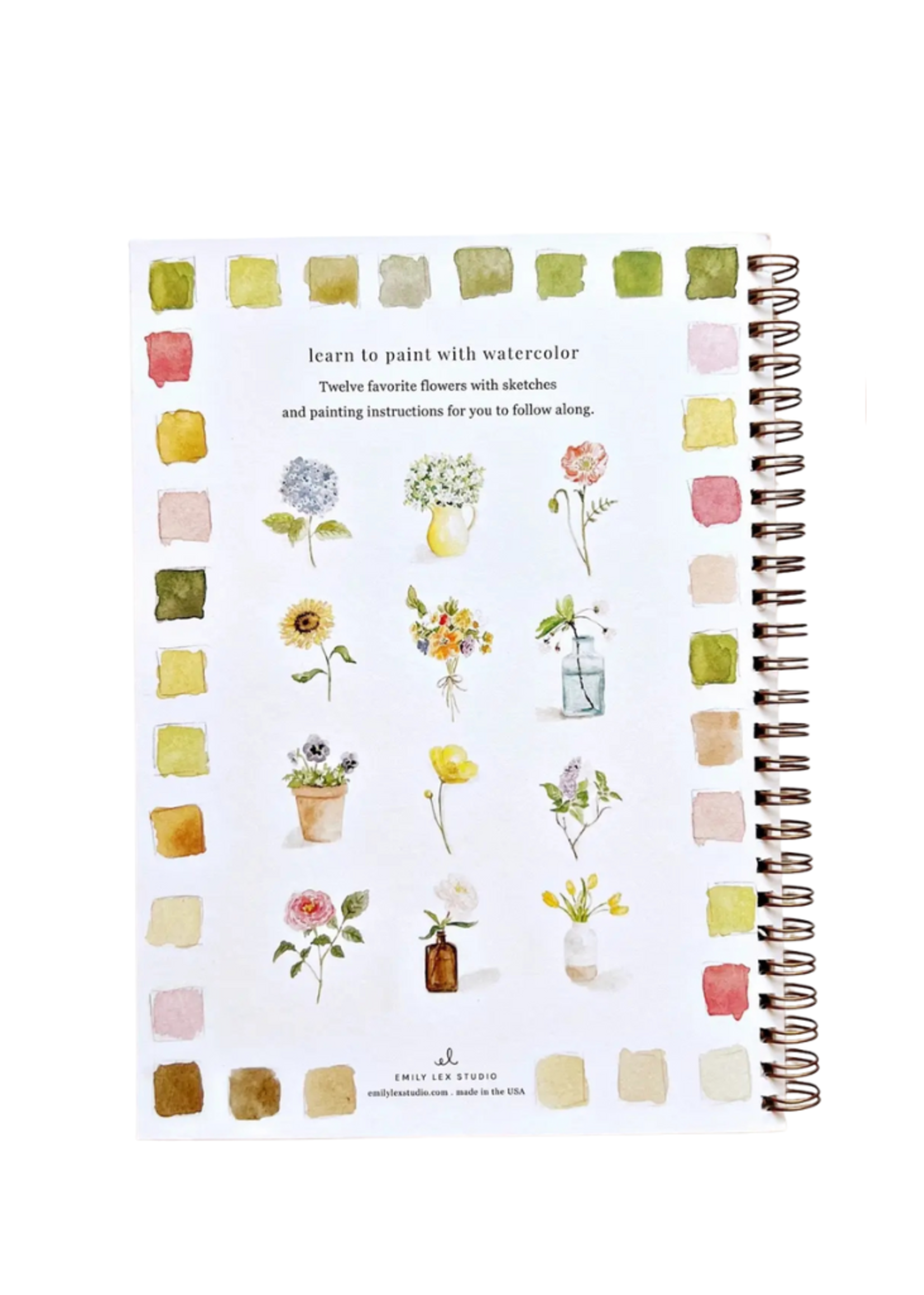 Emily Lex Studio Emily Lex Studio -  Flowers  Watercolor Workbook