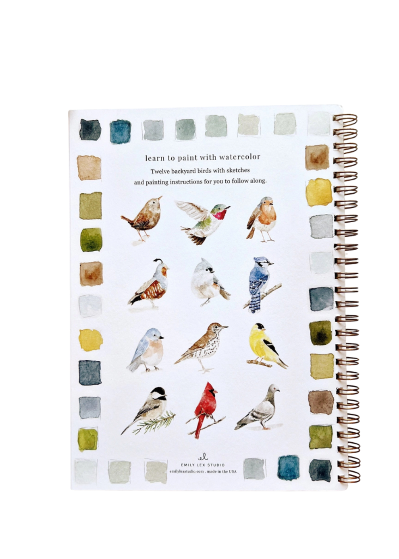 Emily Rex Studio Emily Rex Studio -  Birds Watercolor Workbook