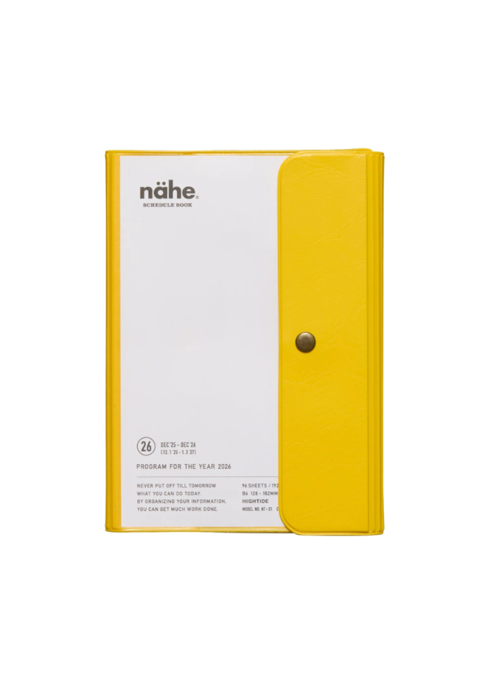 Hightide USA Hightide USA 2026 Weekly Planner l Nahe B6 Free l Yellow