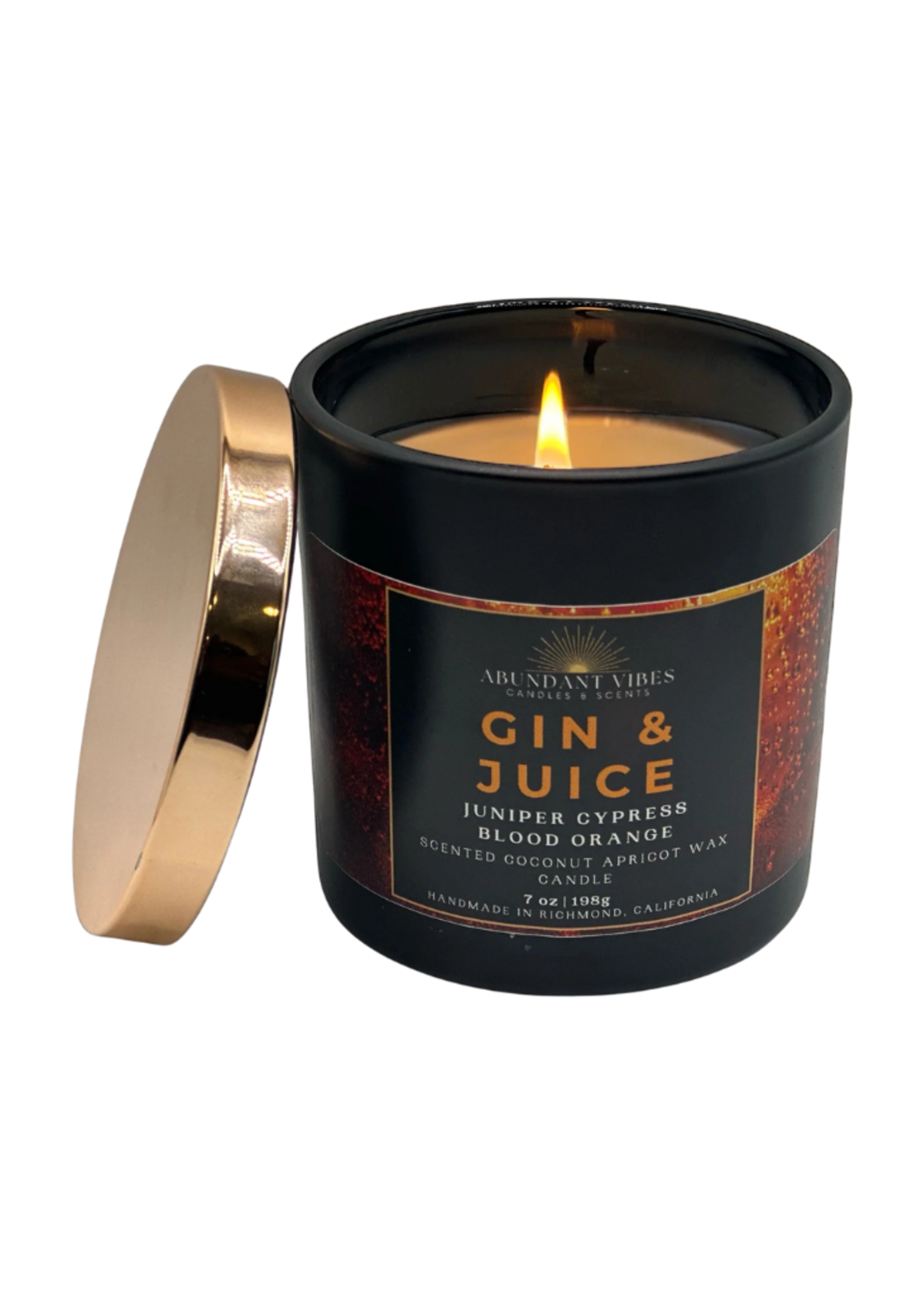 Adundant Vibes Abundant Vibes - Gin & Juice Candle 7oz.