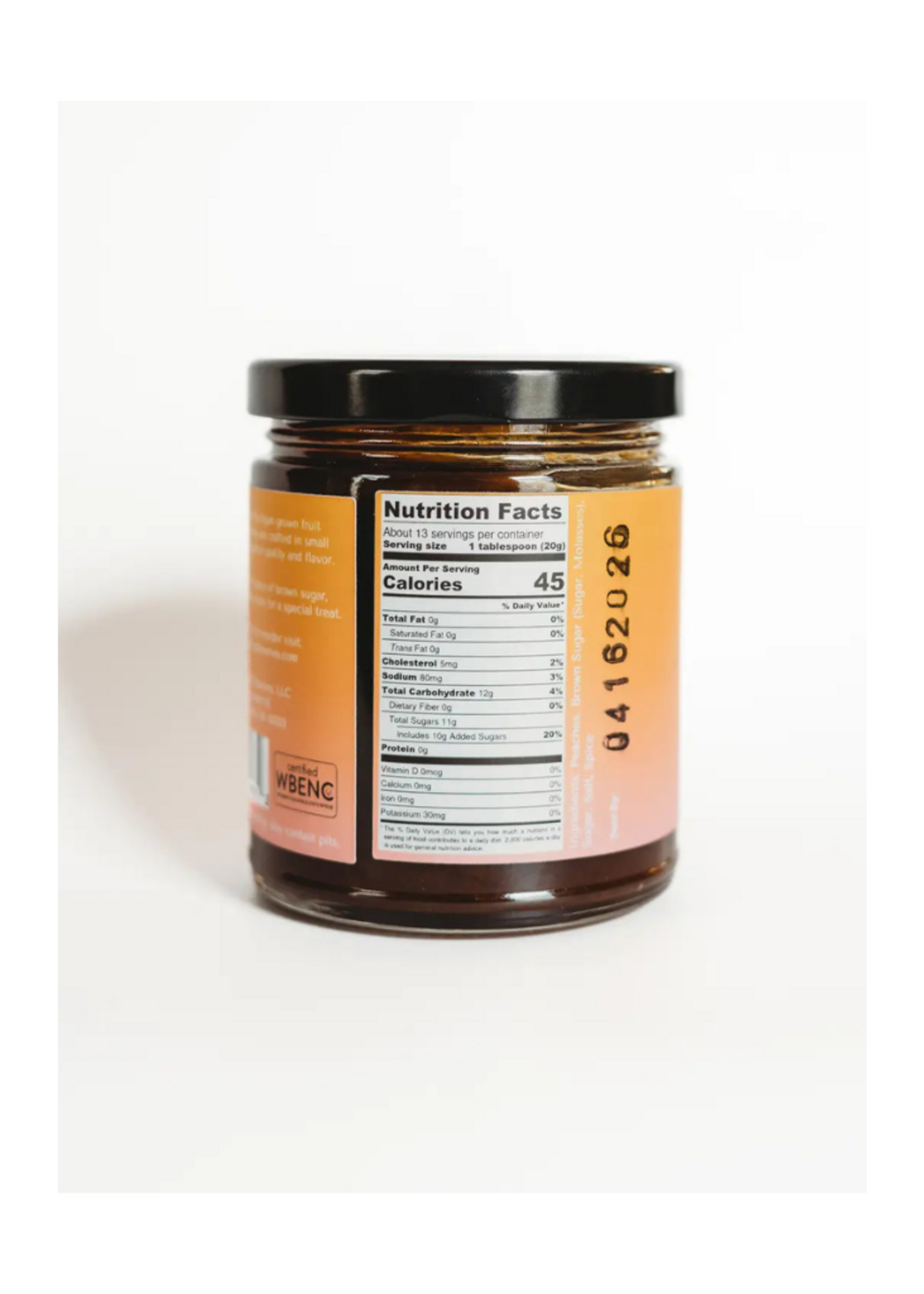 Cellar Door Preserves Cellar Door Preserves- Peach Jam with Brown Sugar