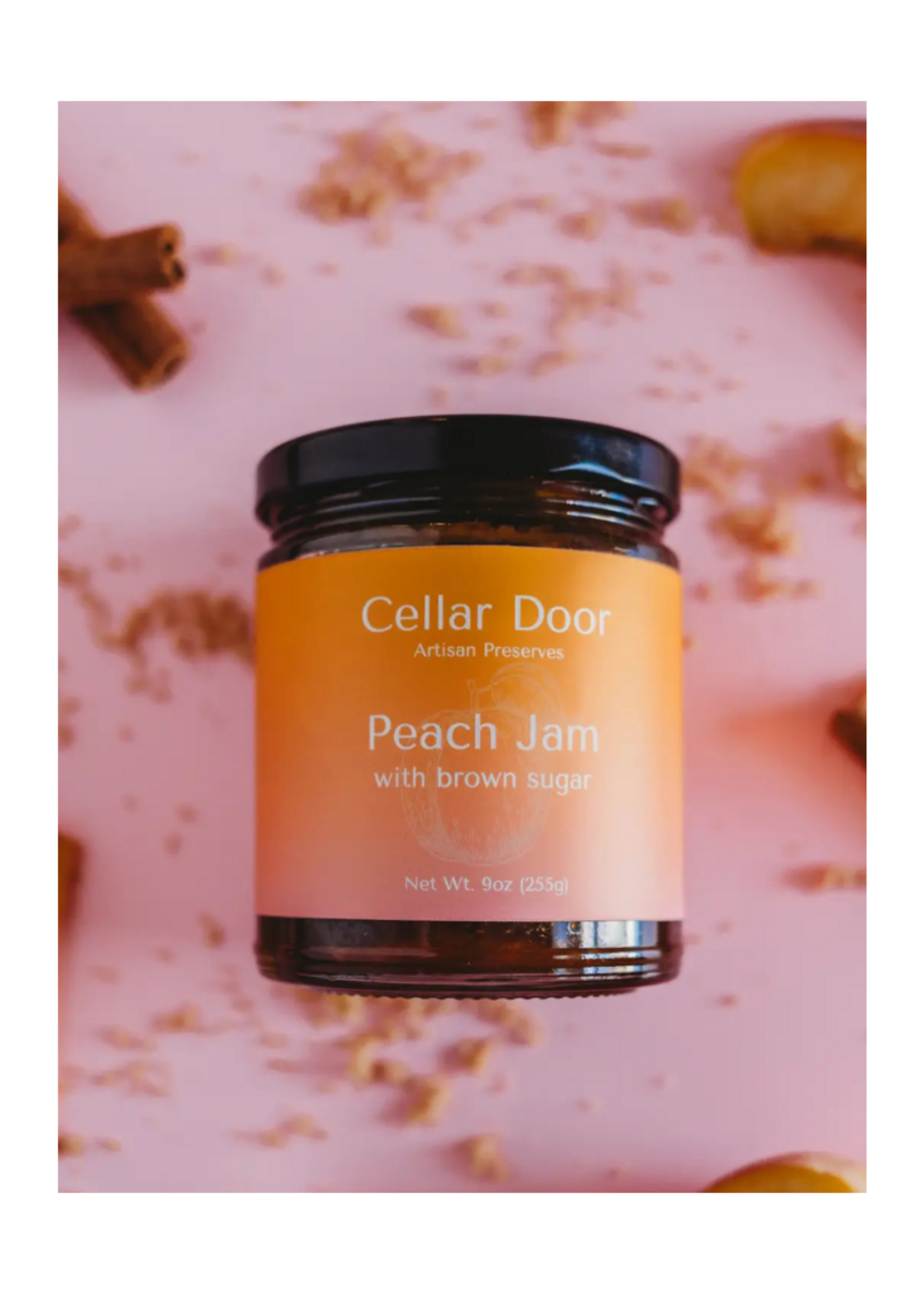 Cellar Door Preserves Cellar Door Preserves- Peach Jam with Brown Sugar