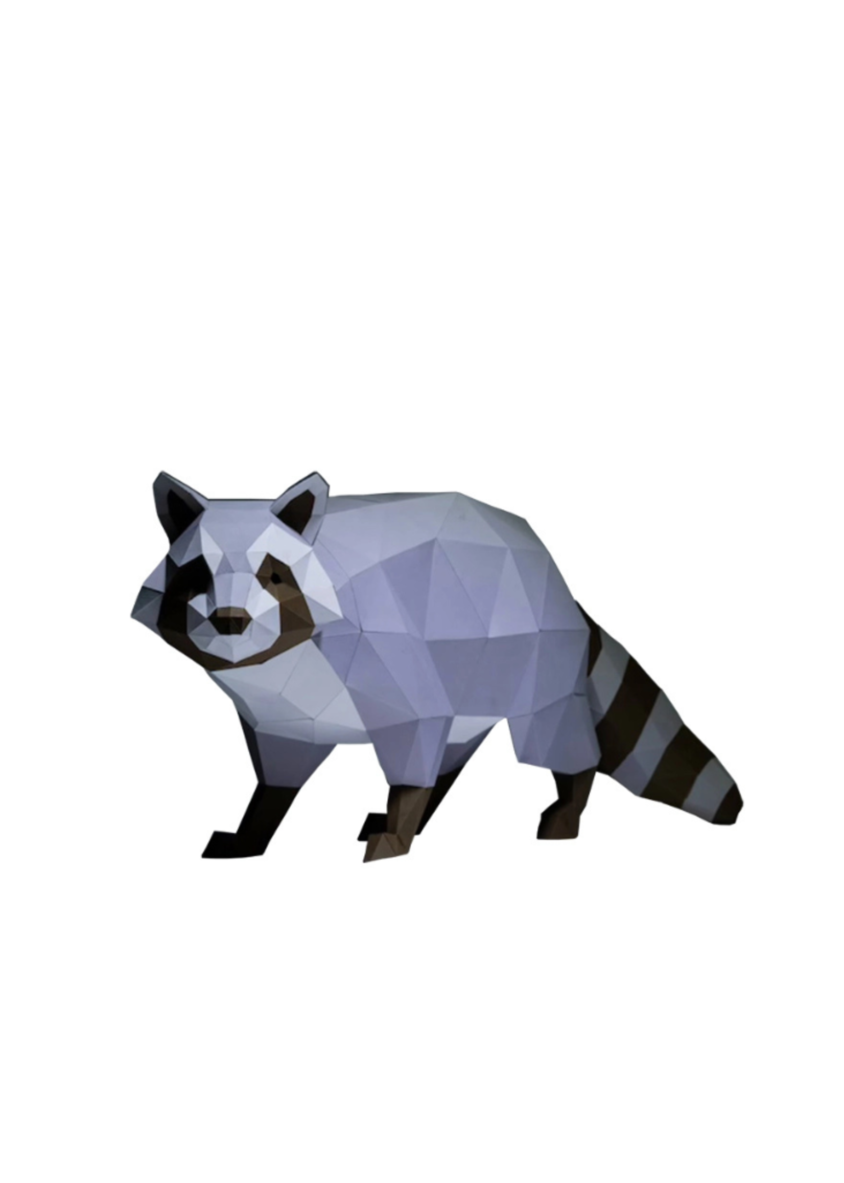 Papercraft World Papercraft World -  Raccoon 3D Papercraft Origami Model