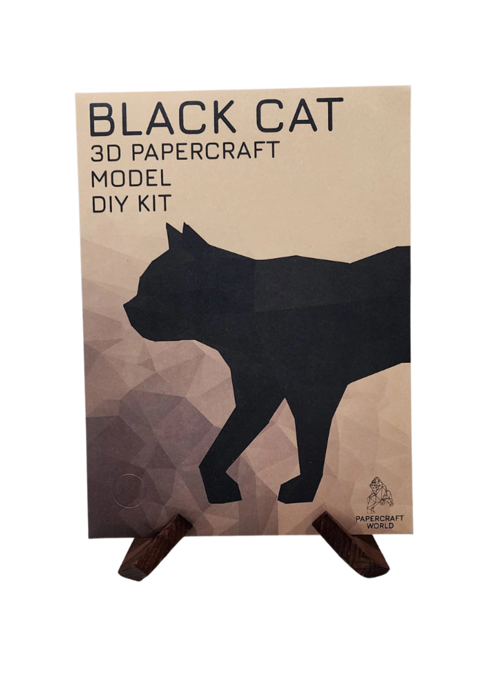 Papercraft World Papercraft World - 3D Paper Art Black Cat Origami Model