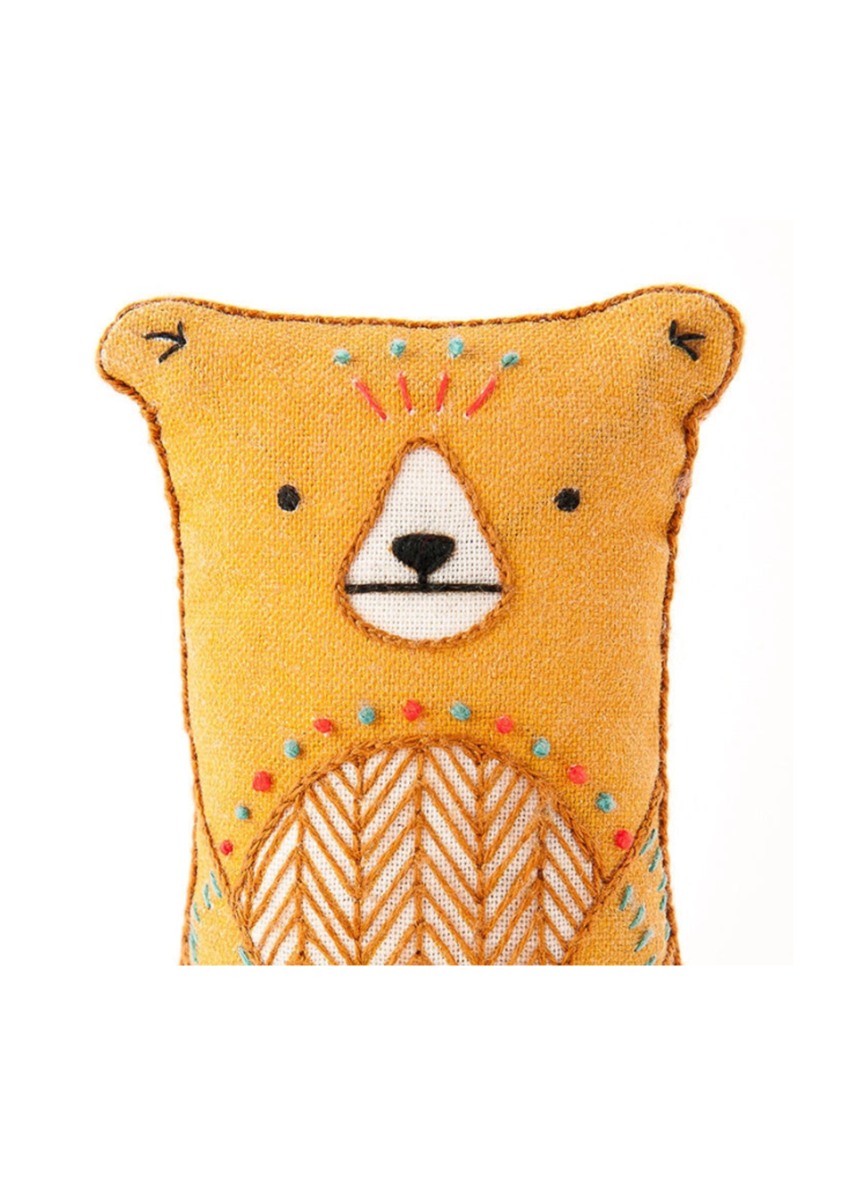 Kiriki Press Kiriki Press - Bear - Embroidery Kit Level 2