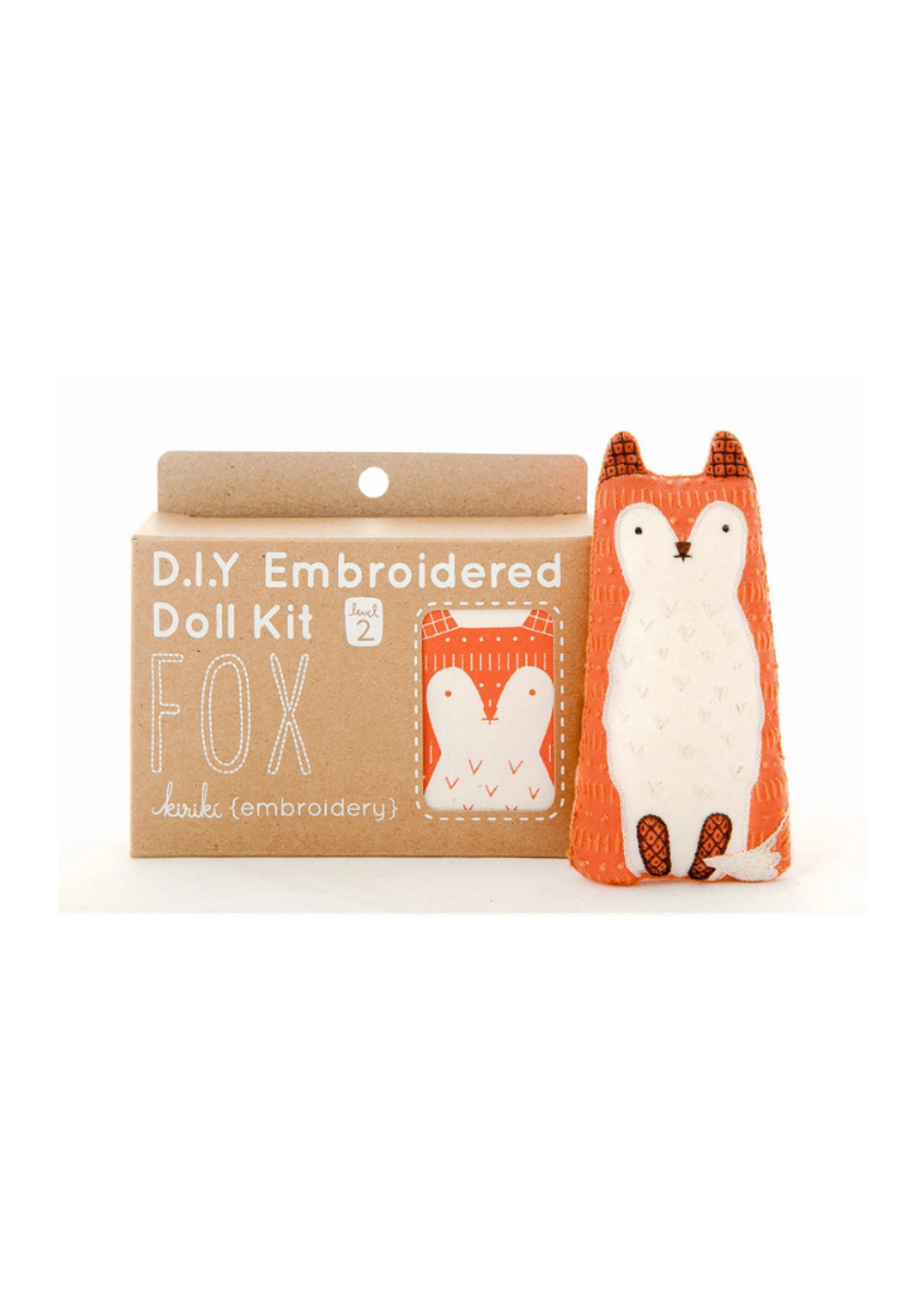 Kiriki Press Kiriki Press - Fox - Embroidery Kit Level 2
