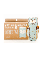 Kiriki Press Horned Owl - Embroidery Kit Level 2