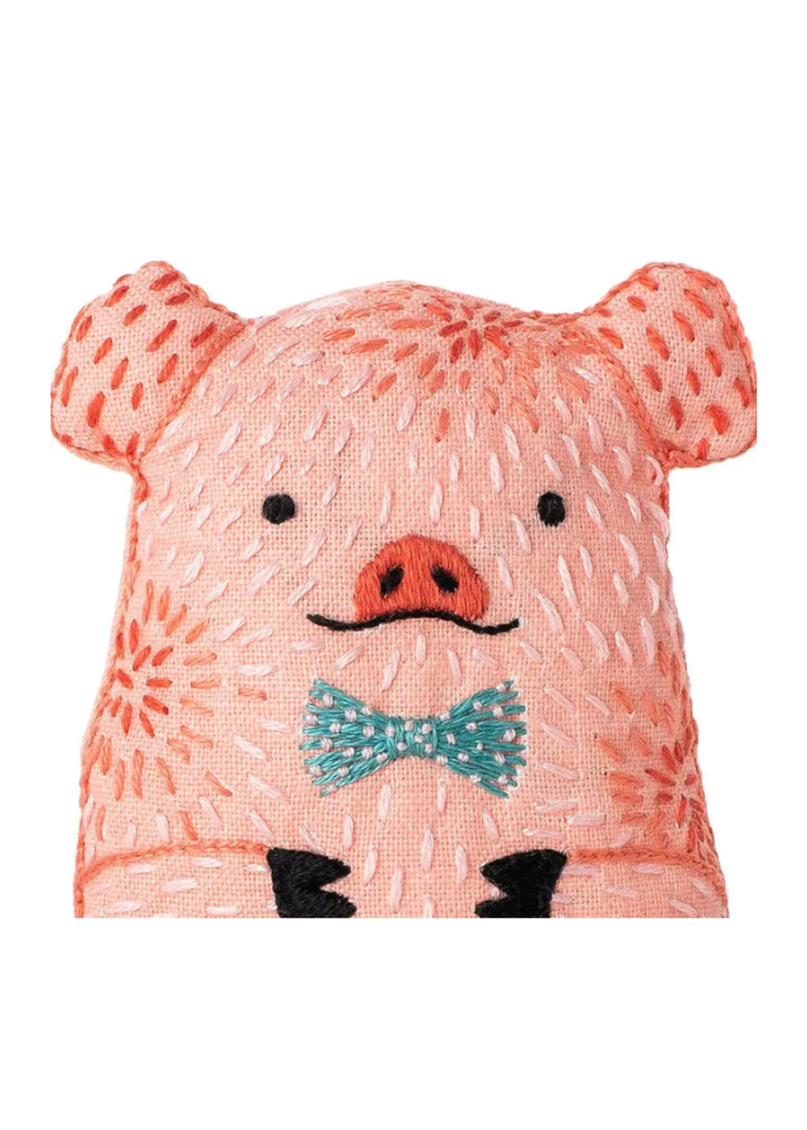 Kiriki Press Kiriki Press - Pig - Embroidery Kit Level 1