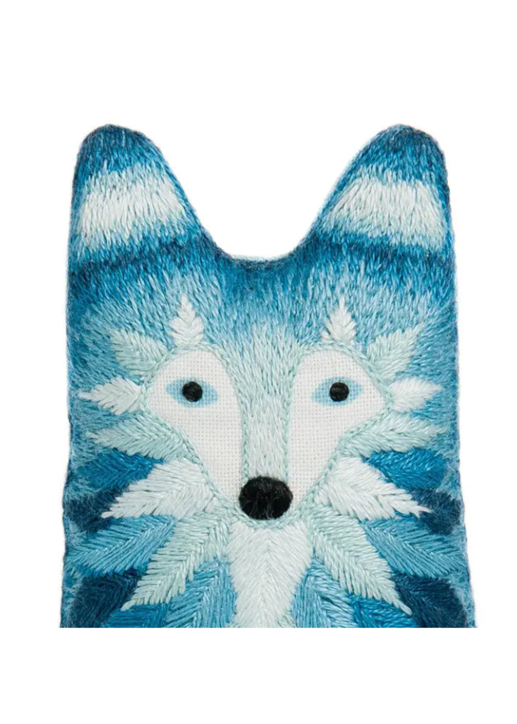 Kiriki Press Kiriki Press - Wolf - Embroidery Kit Level 3