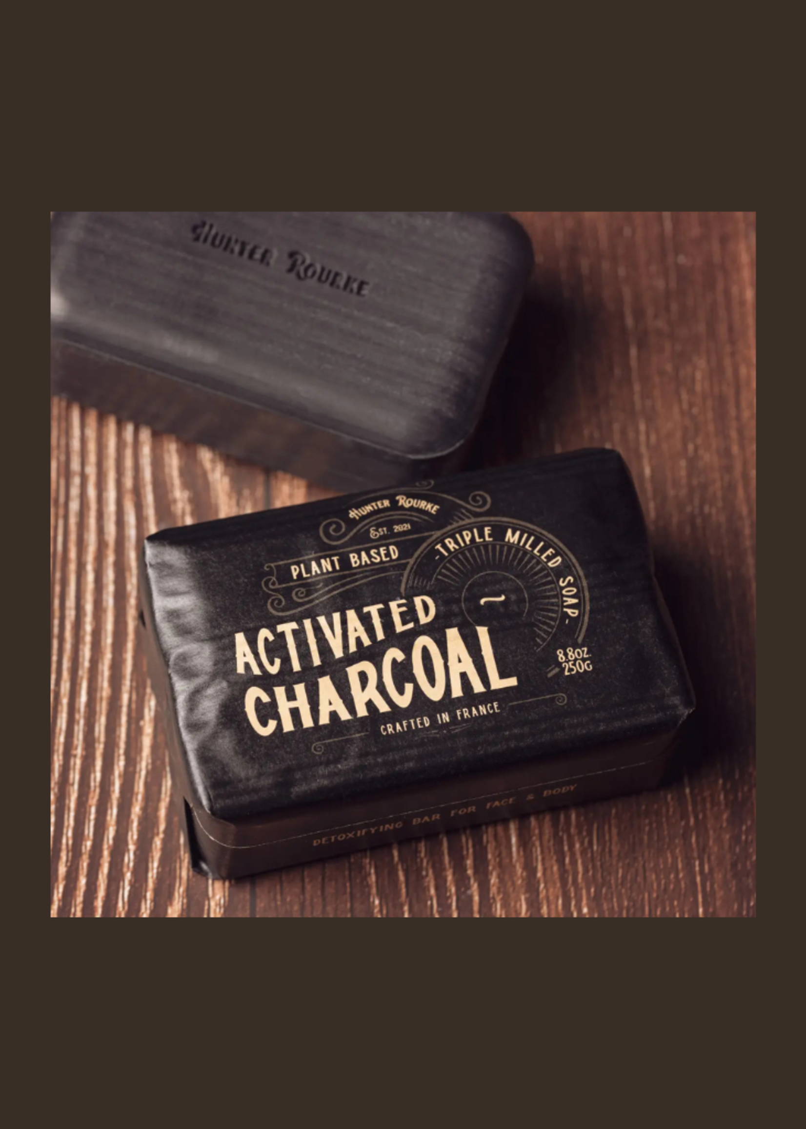 Ton Savon Inc Ton Savon Inc - Hunter Rourke 250g Soap l Activated Charcoal