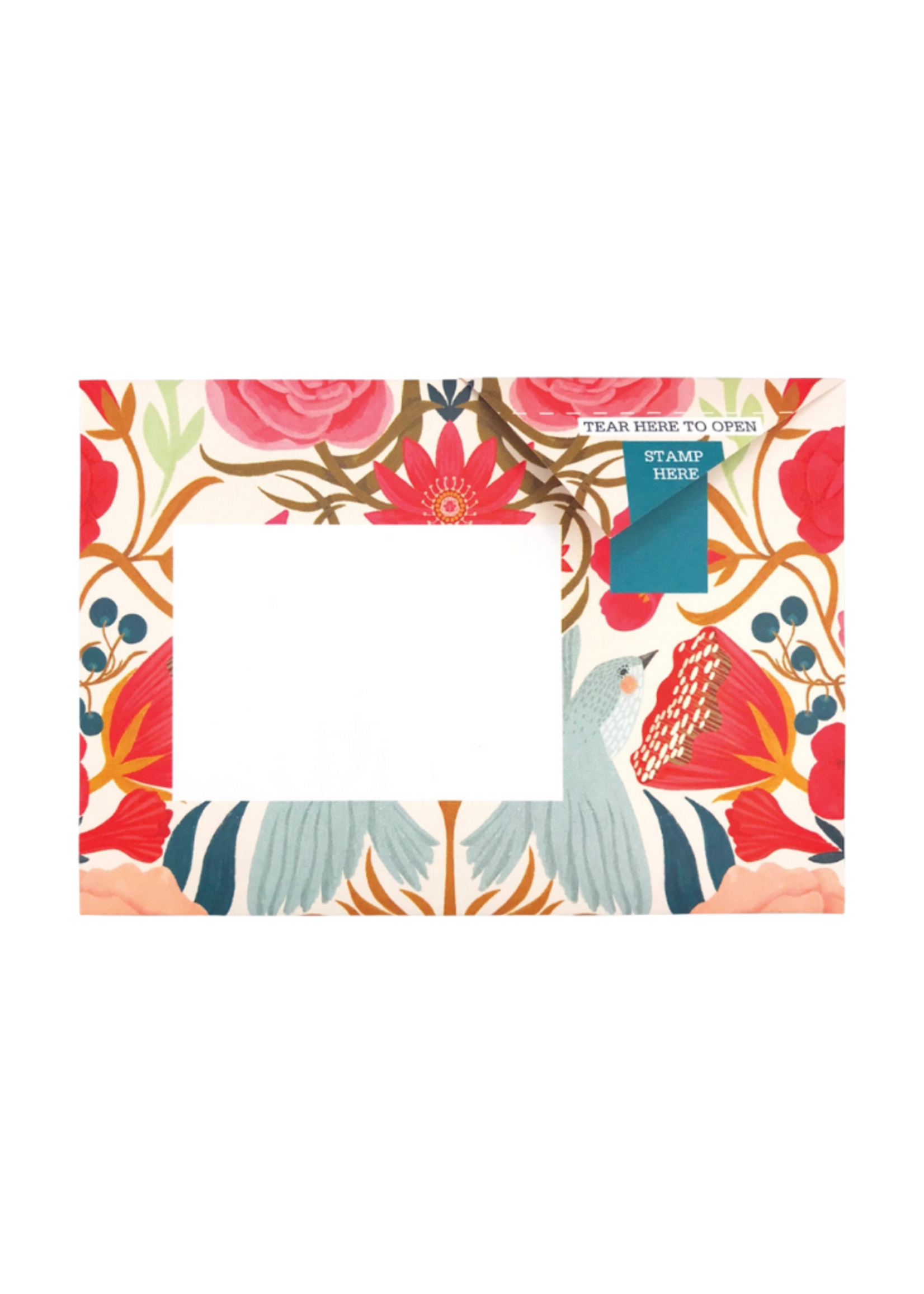 Pigeon Pigeon - Bright & Beautiful Pigeon Letter & Envelope in One