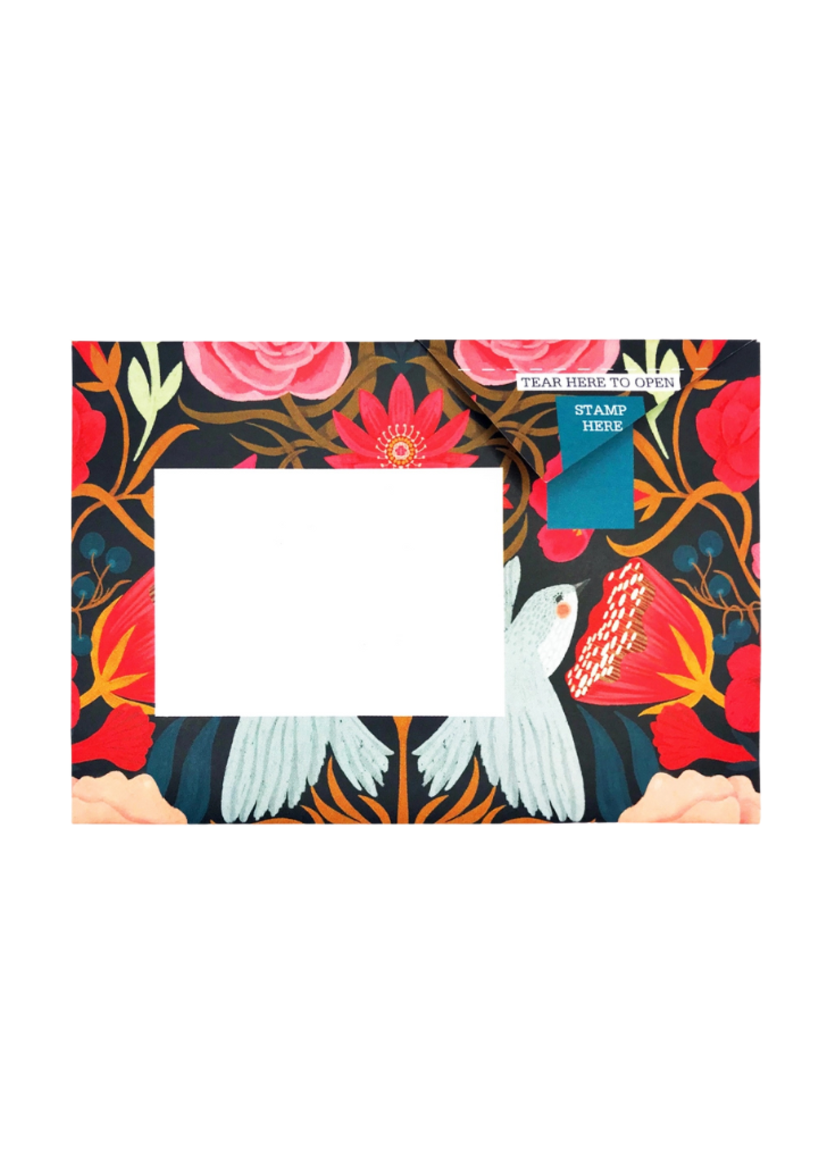 Pigeon Pigeon - Bright & Beautiful Pigeon Letter & Envelope in One