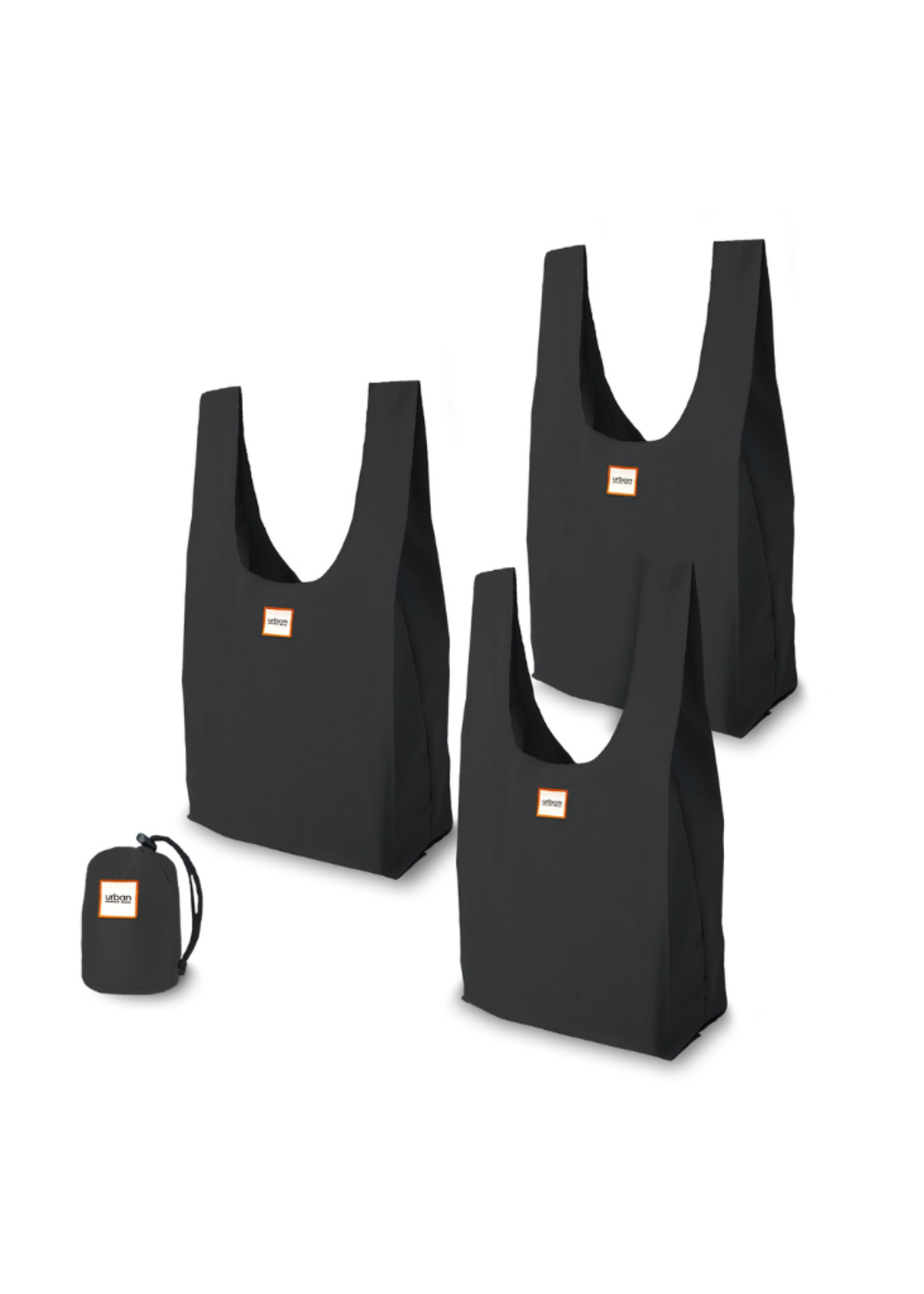 Urban Market Bags Urban Market Bags -  Onyx 3 Pack Shopping Bags
