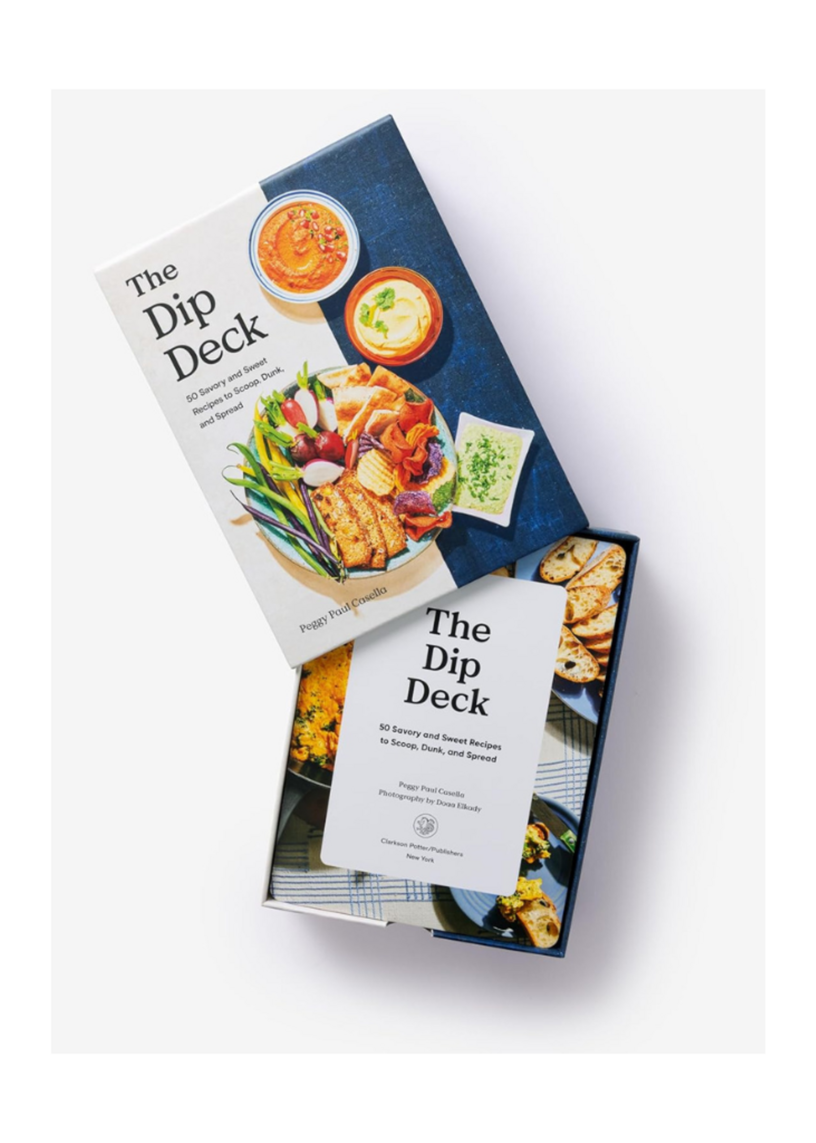 Random House Random House - The Dip Deck: Recipe Cards: 50 Savory and Sweet Recipes to Scoop, Dunk, and Spread by  Peggy Paul Casella