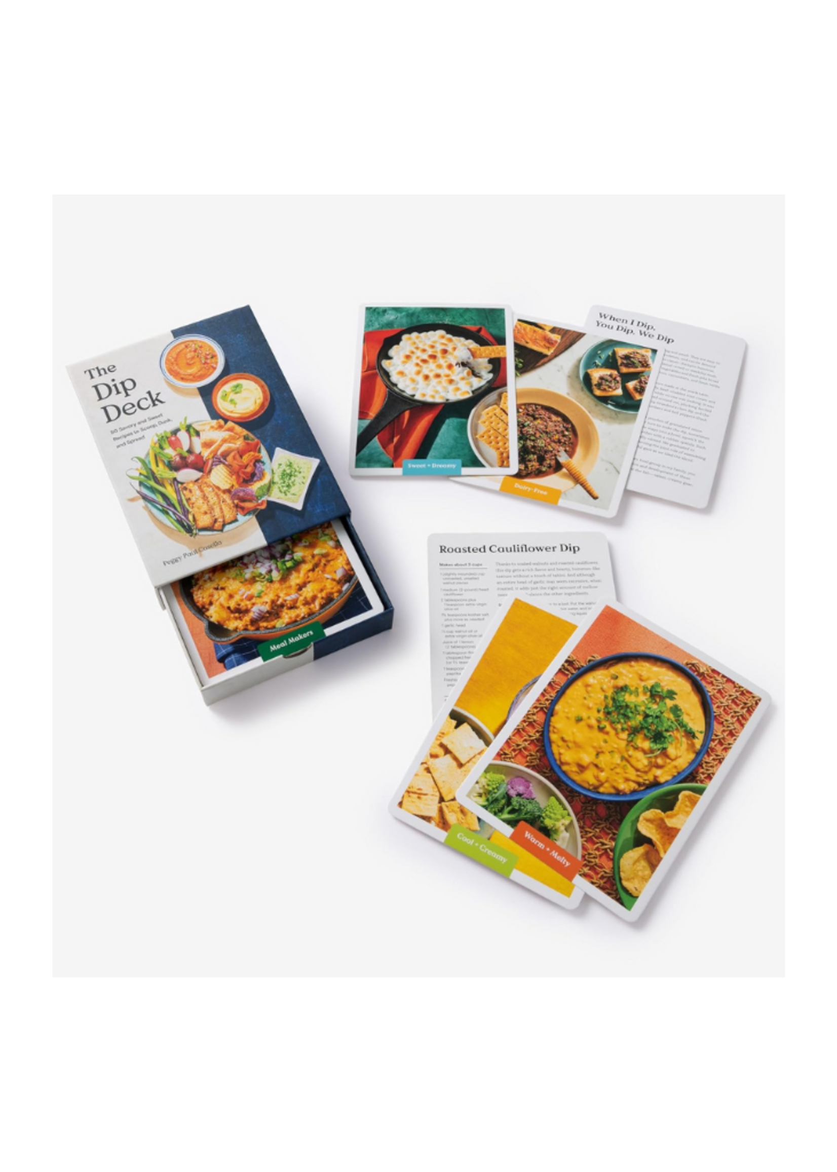 Random House Random House - The Dip Deck: Recipe Cards: 50 Savory and Sweet Recipes to Scoop, Dunk, and Spread by  Peggy Paul Casella