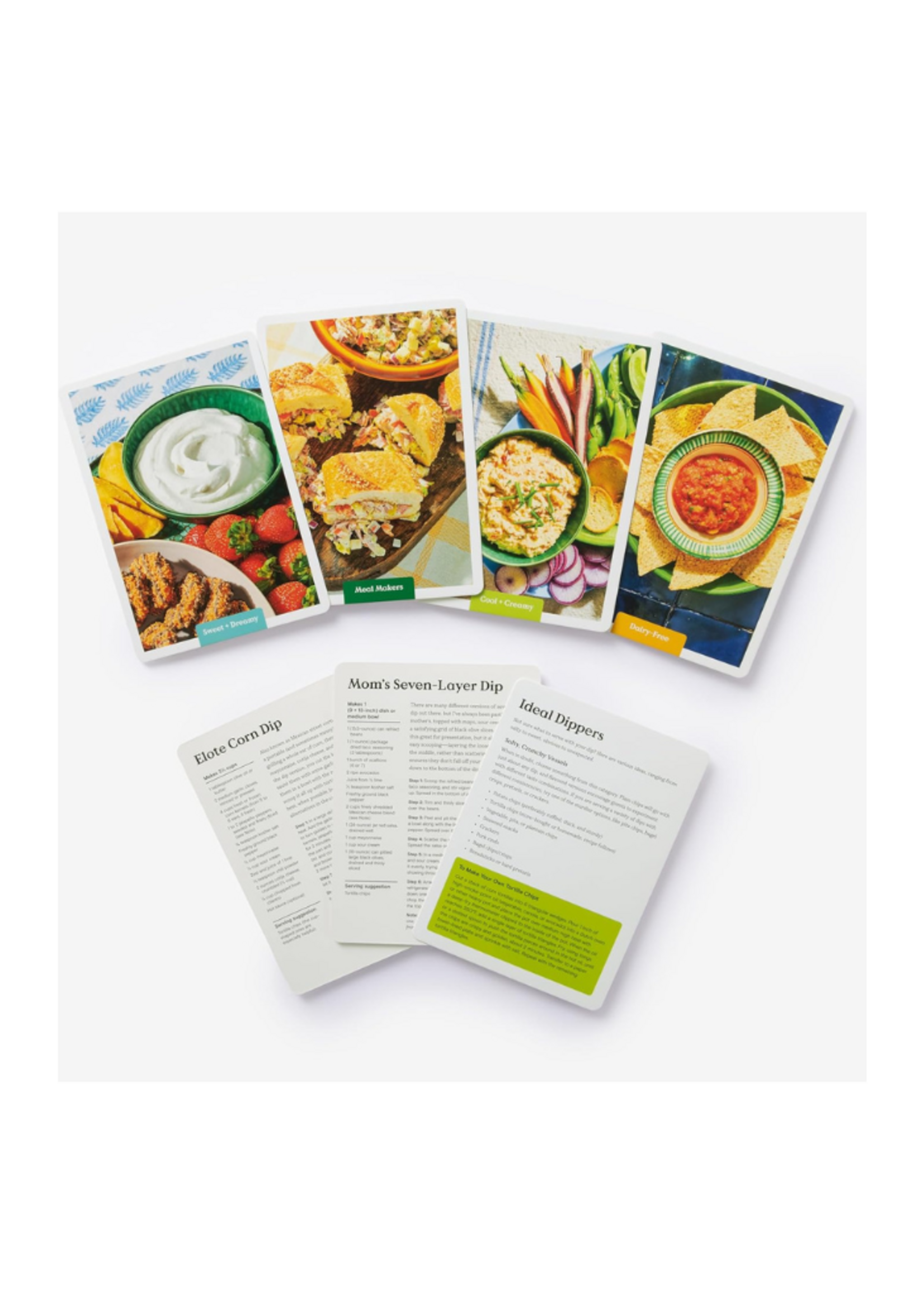 Random House Random House - The Dip Deck: Recipe Cards: 50 Savory and Sweet Recipes to Scoop, Dunk, and Spread by  Peggy Paul Casella