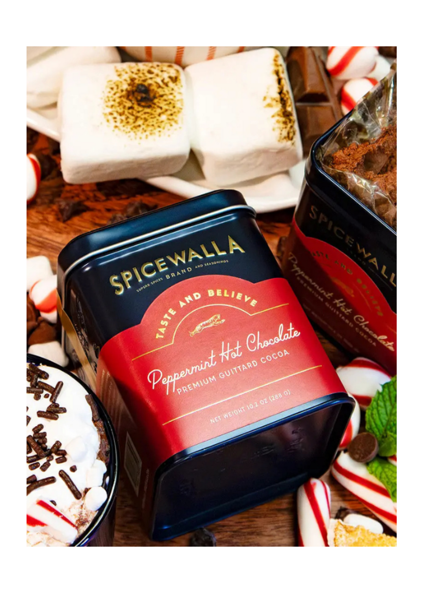 Spicewalla Spicewalla Deluxe Peppermint Hot Chocolate 10.2oz