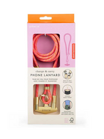Kikkerland Design Inc. Charge & Carry Phone Lanyard l Pink