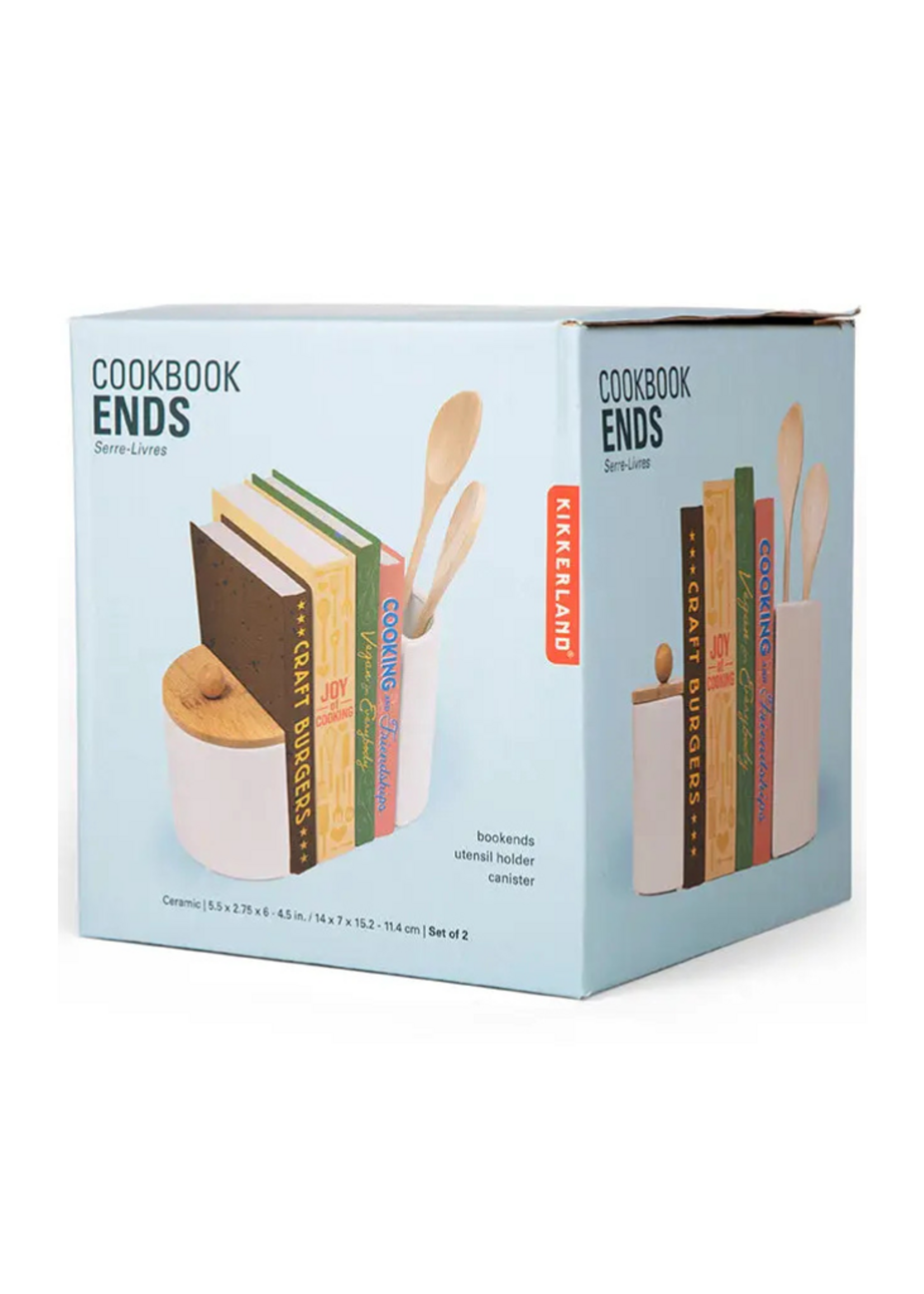 Kikkerland Design Inc. Kikkerland - Cookbook Ends