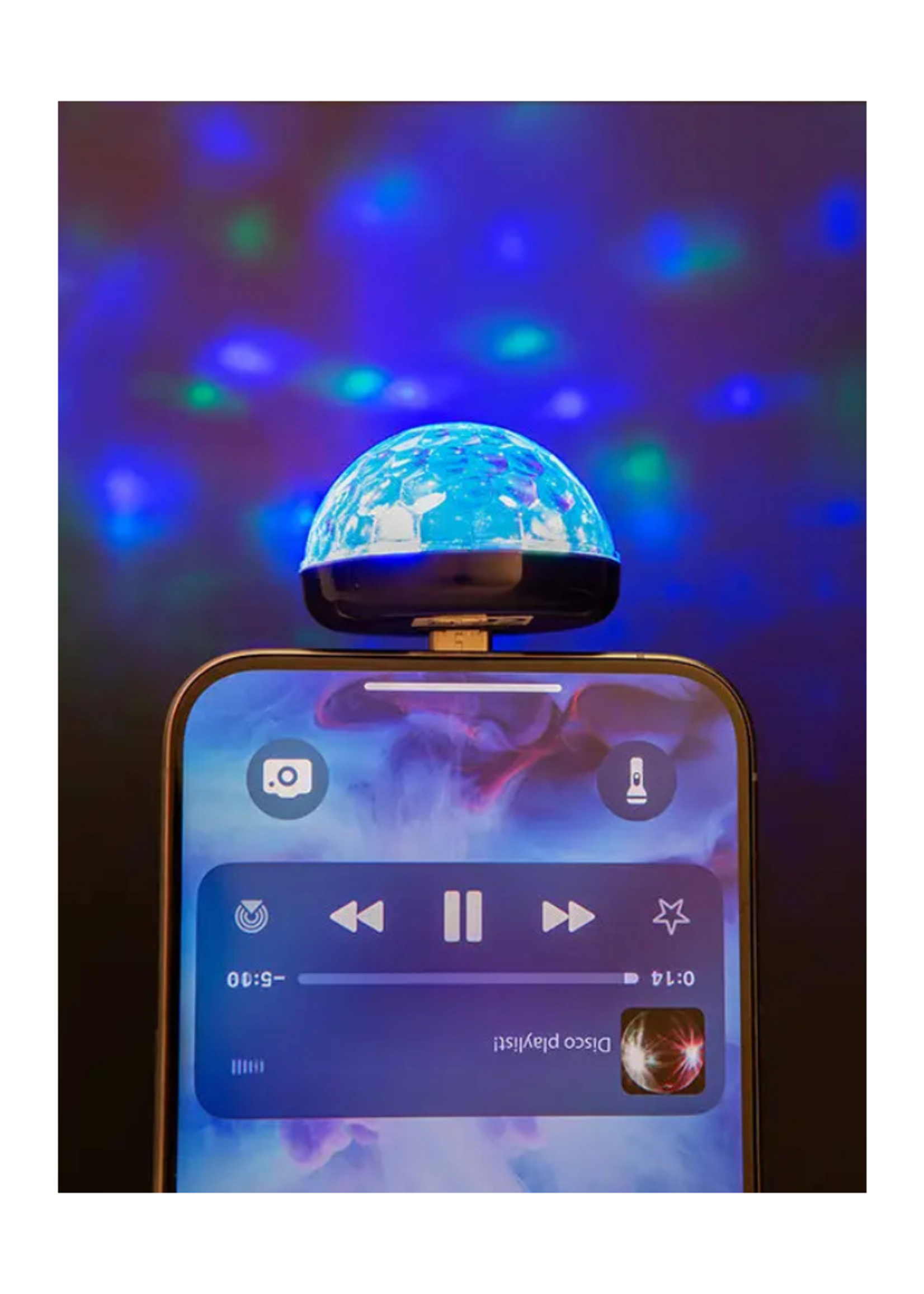 Kikkerland Design Inc. Kikkerland - Type C Phone Disco Light