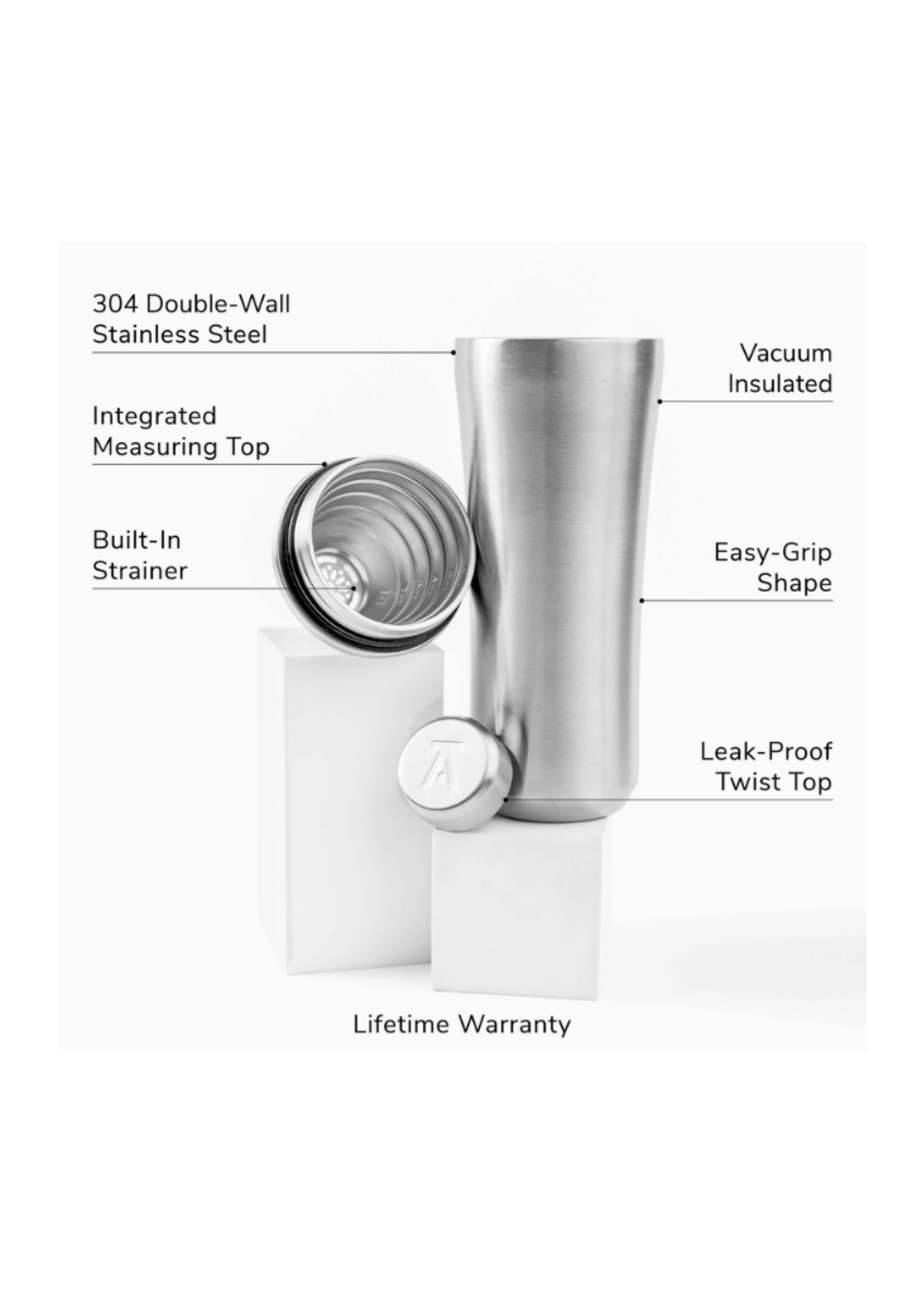 Elevated Craft Elevated Craft -  Elevated Craft® Hybrid Cocktail Shaker