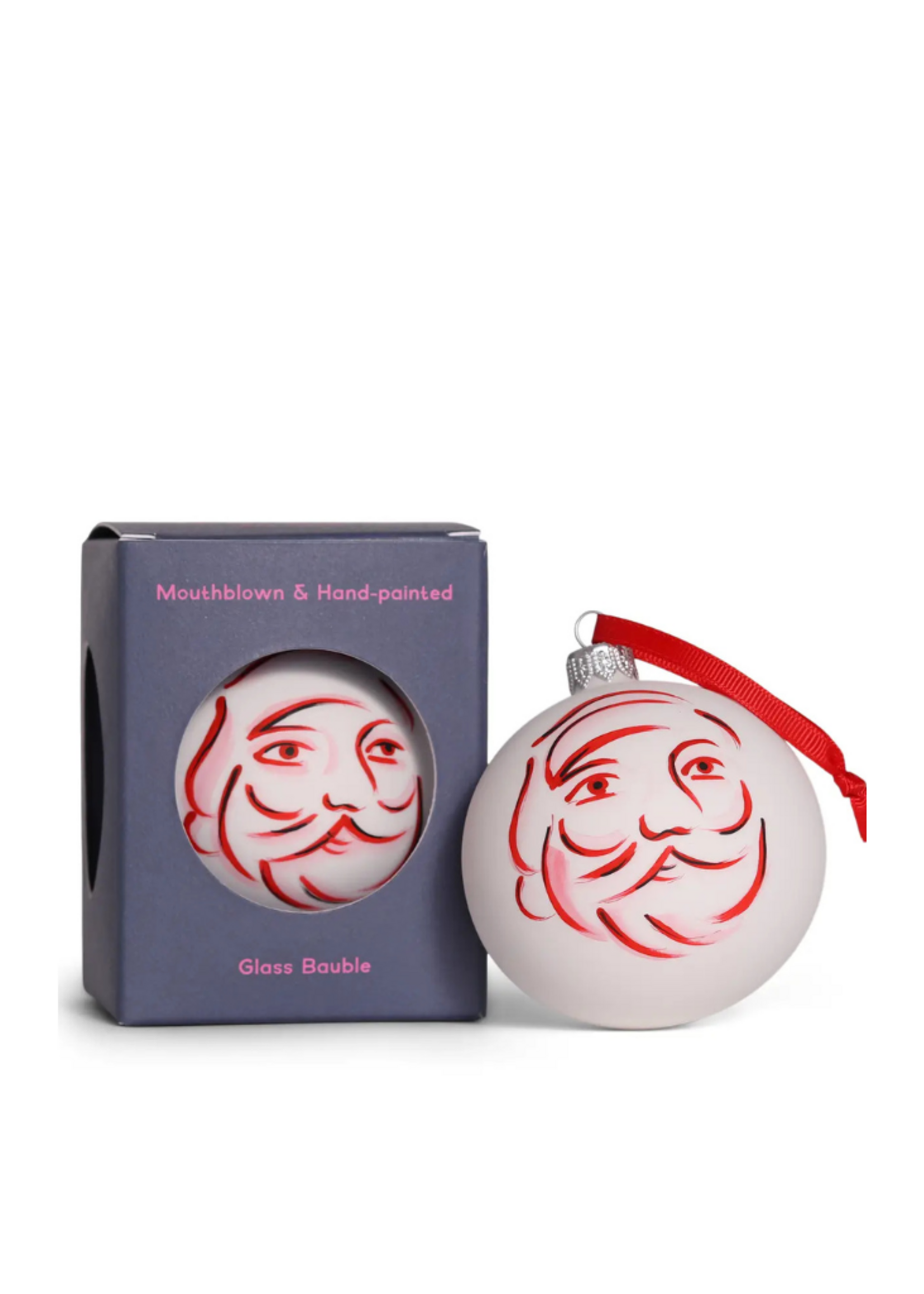 studio THIE studio THIE - Santa Artist Glass Ornament, 8cm