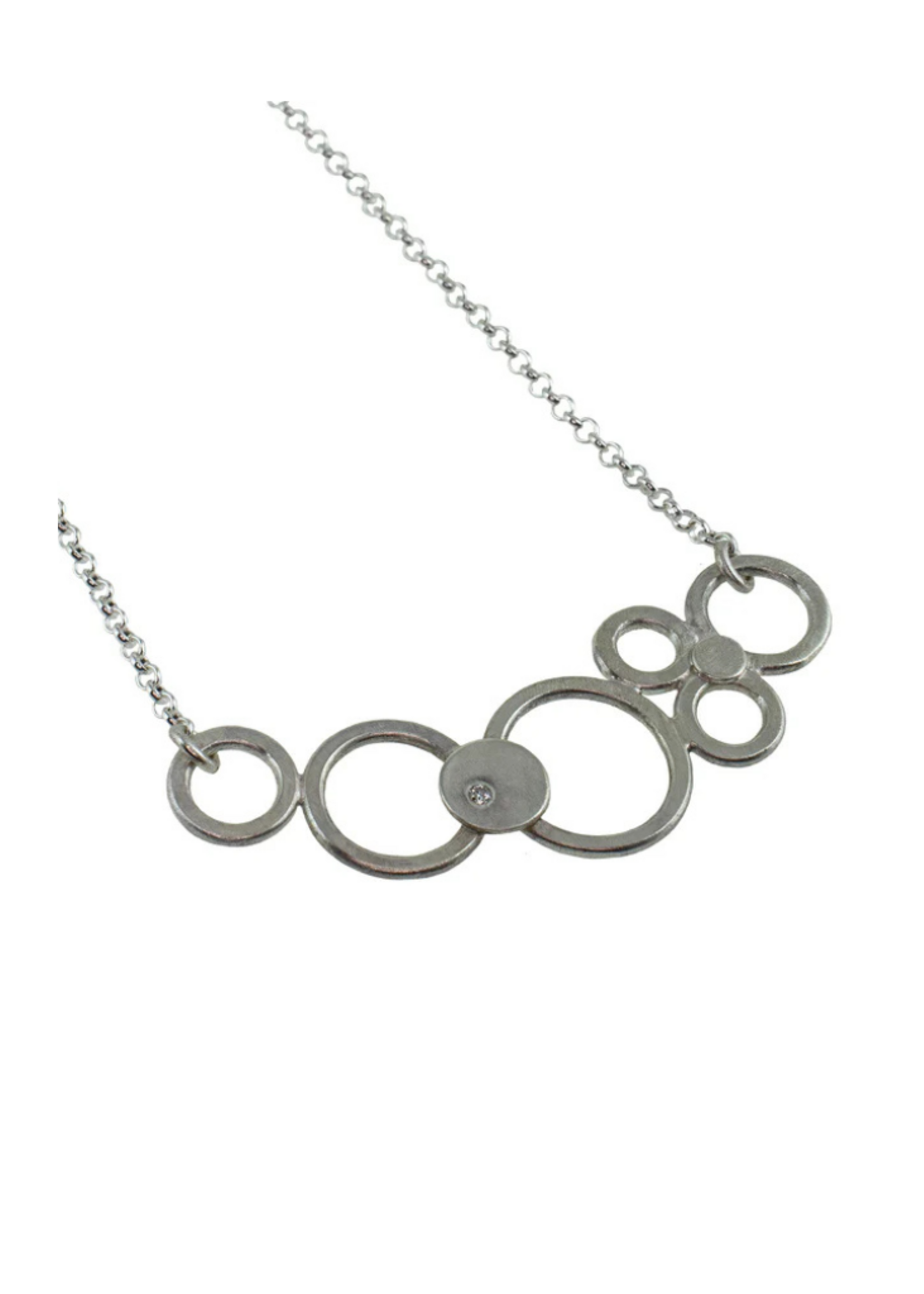 Eko Jewelry Design Eko Jewelry Design Celyse  Necklace - Sterling Silver + Diamond