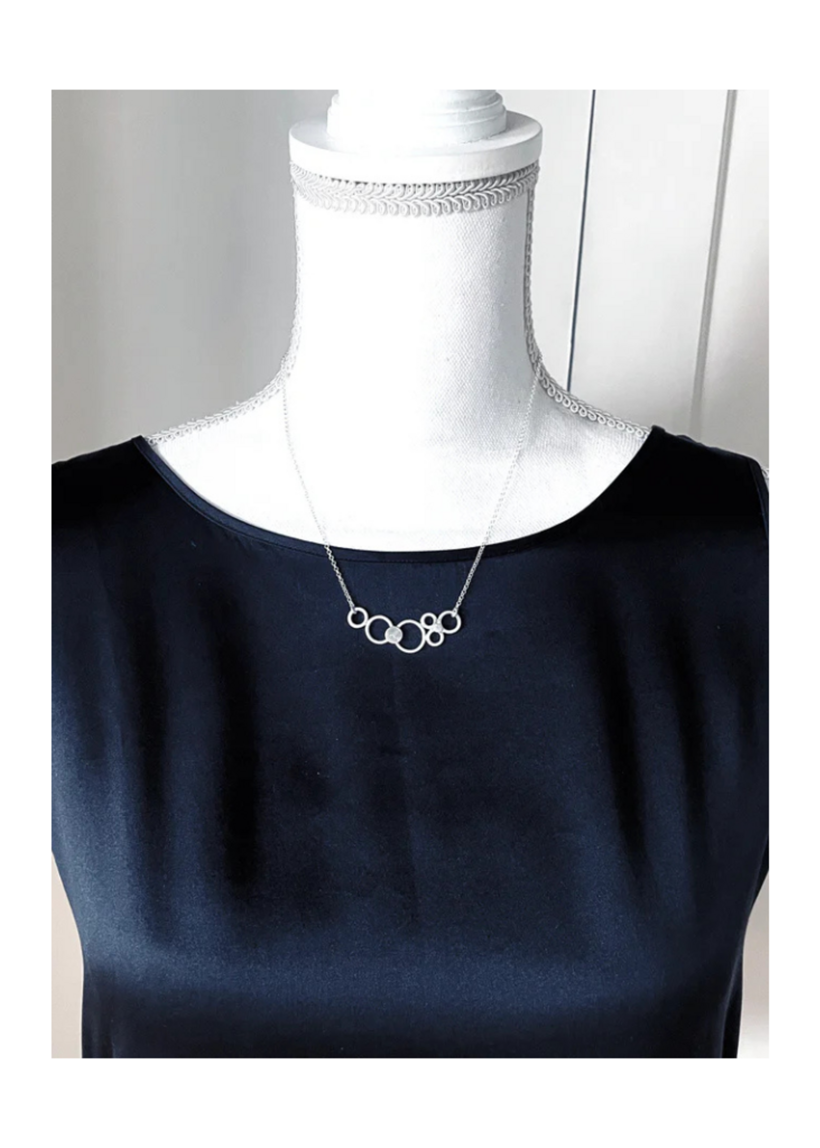 Eko Jewelry Design Eko Jewelry Design Celyse  Necklace - Sterling Silver + Diamond