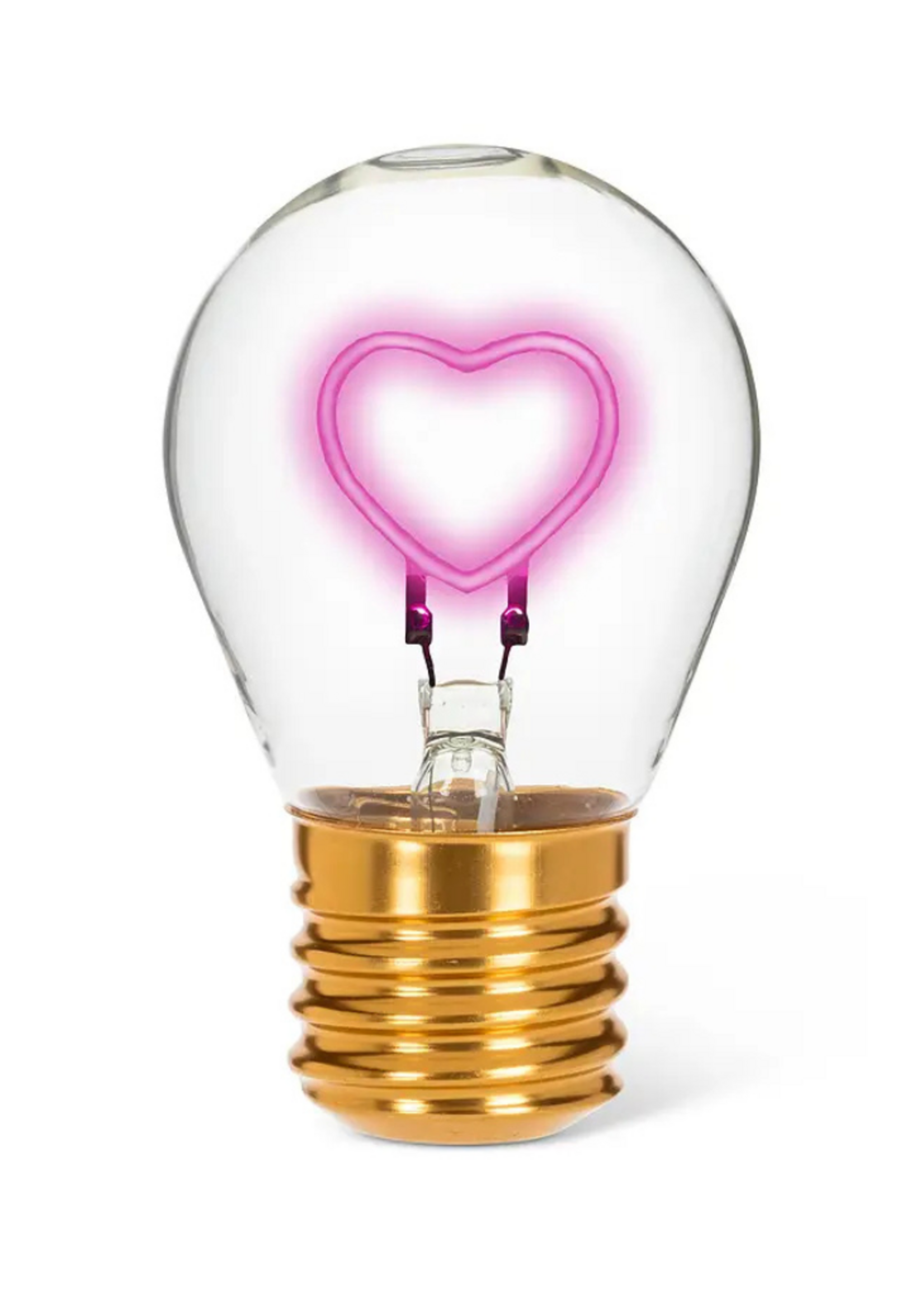 Abbott - Love Collection Neon Heart Led Lightbulb-4.5"H