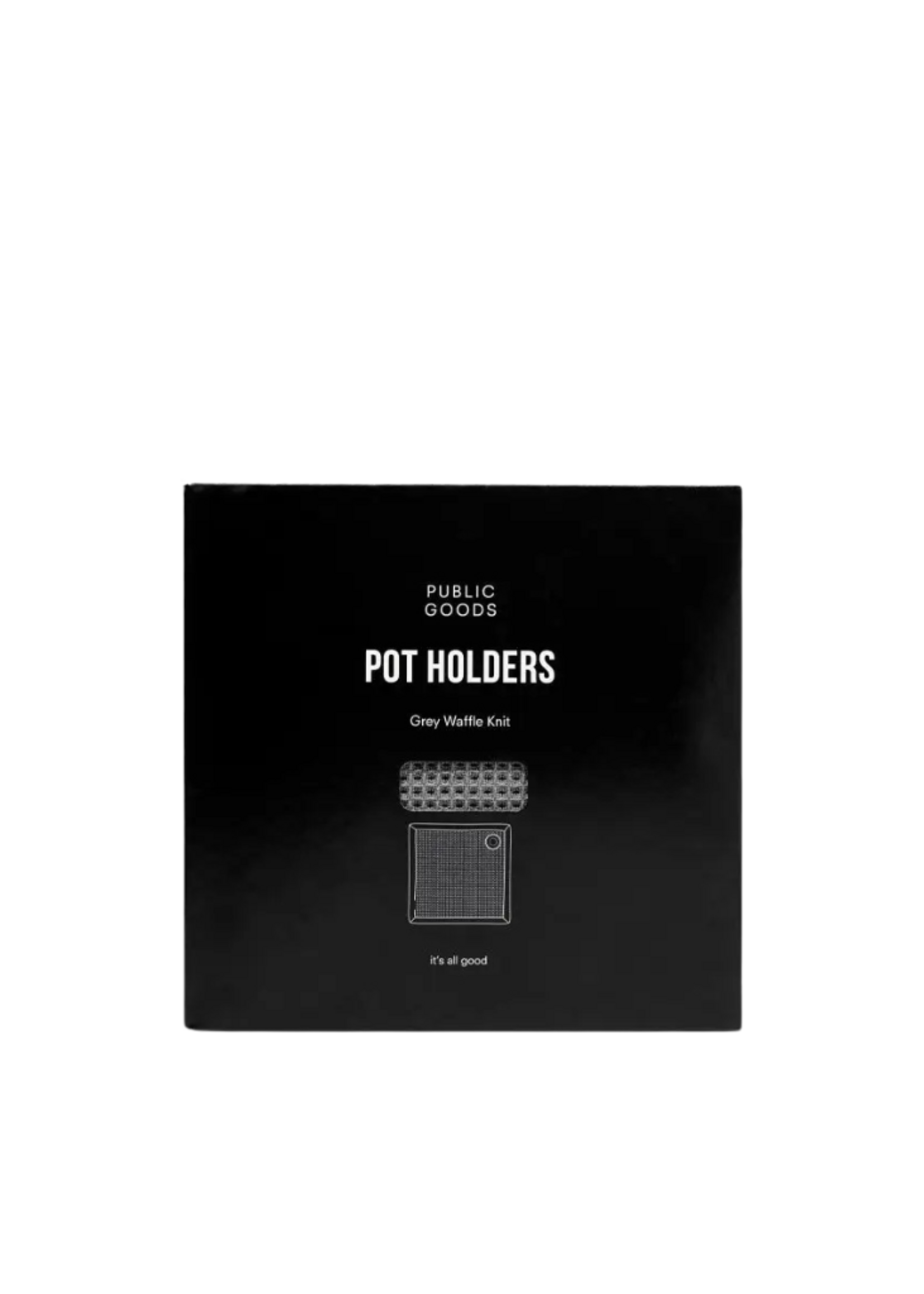 Public Goods - Organic Cotton Pot Holders (Set of 2)