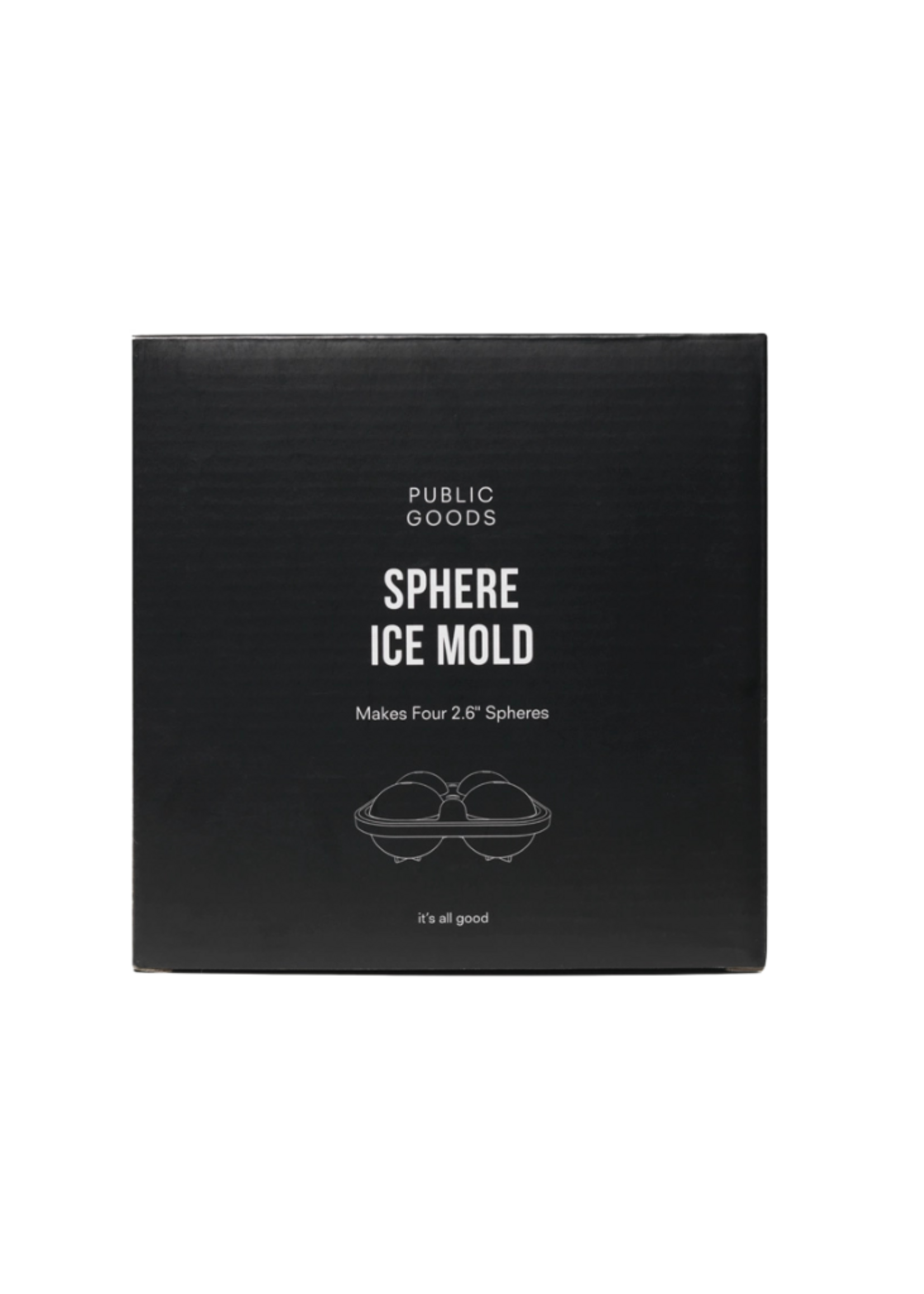 Public Goods - Sphere Ice Mold
